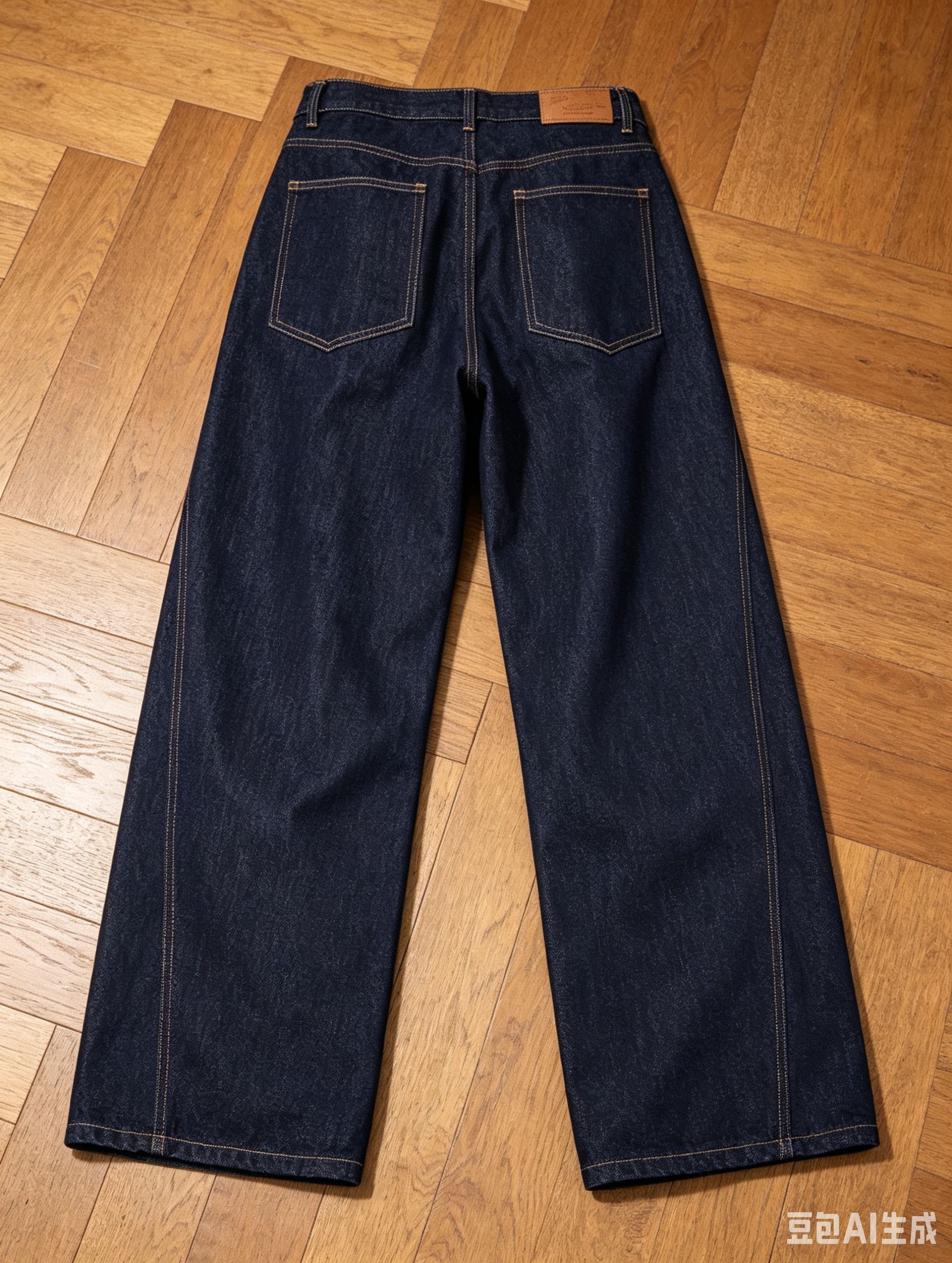Other High Waisted Dark Denim Balloon Pants Size US 33 - 3 Thumbnail