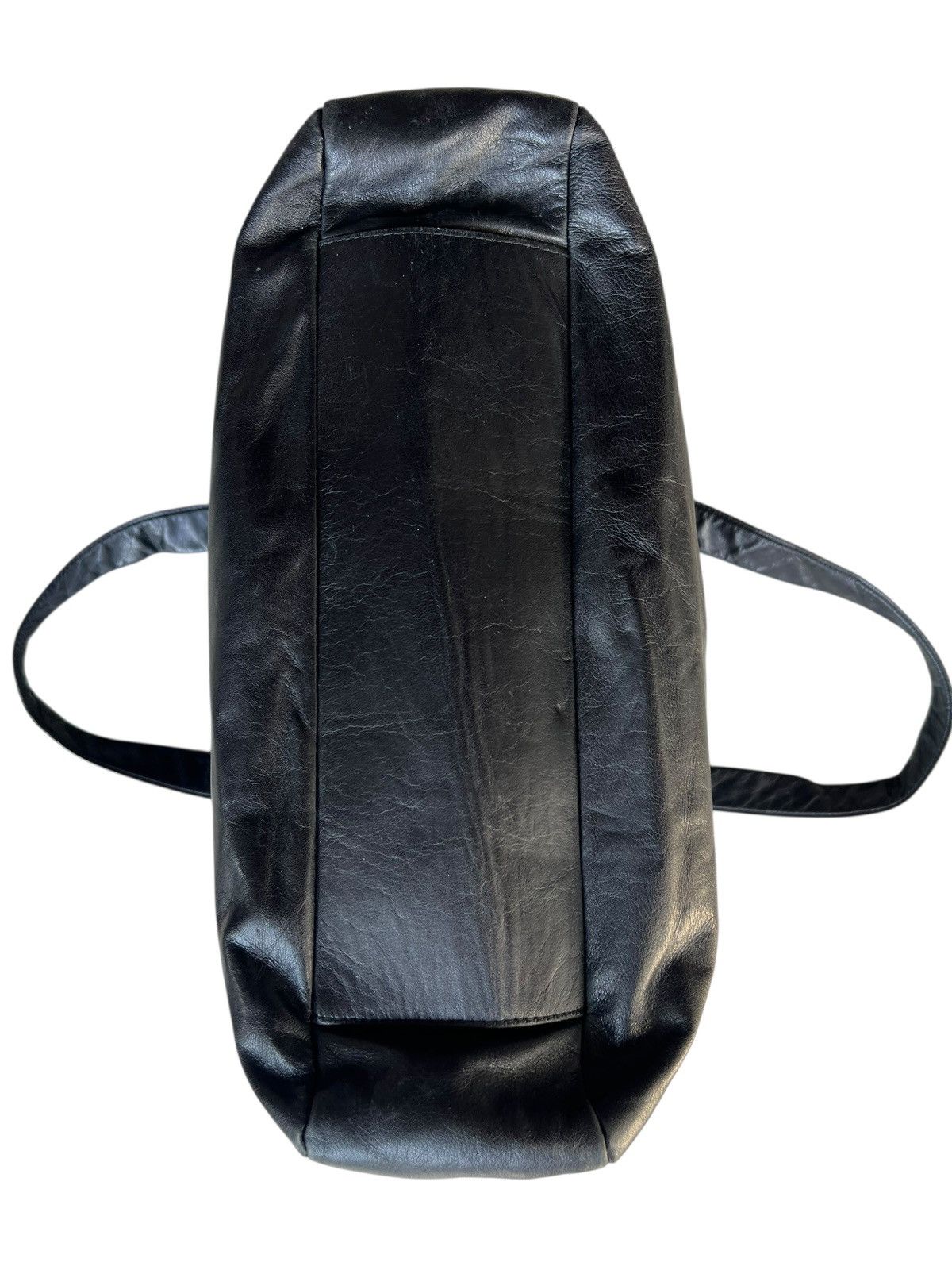 Leather B. Stuff Japan Patina Black Leather Tote Bag Size ONE SIZE - 18 Thumbnail
