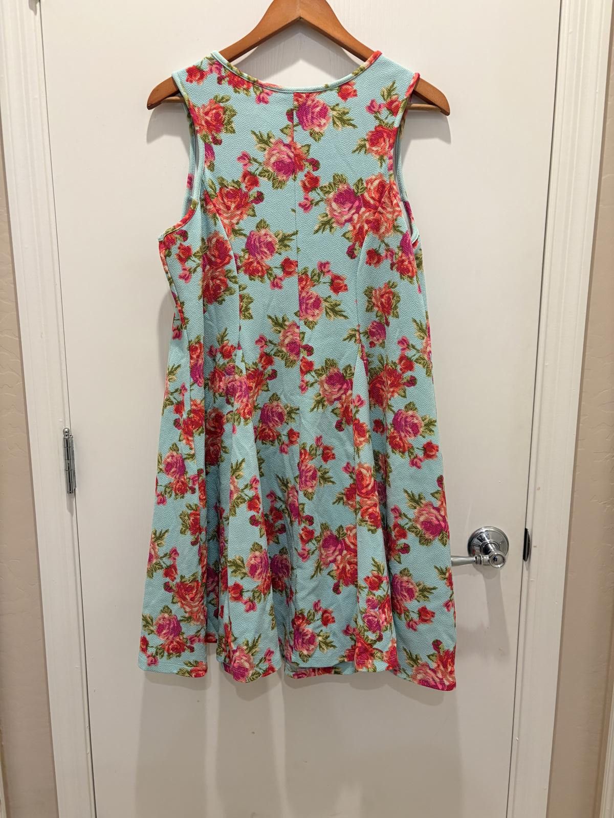 Other Love Squared Floral Sleeveless Dress - 2X Size XXL / US 16-18 / IT 52-54 - 3 Thumbnail
