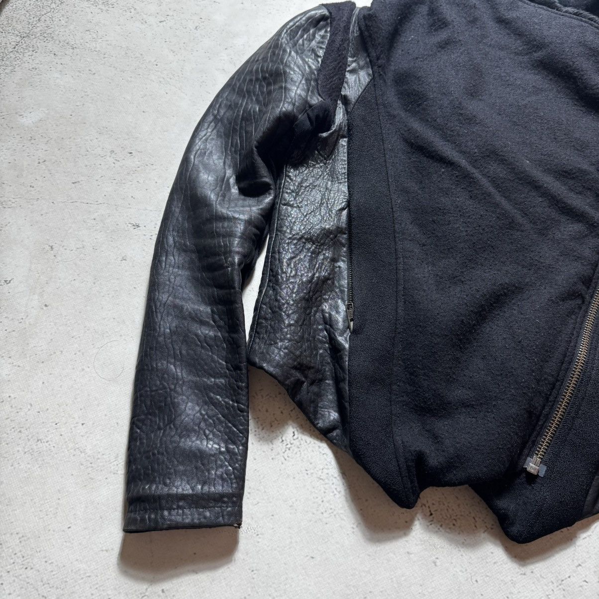 Helmut Lang archive lather jacket helmut lang opium playboy carti style Size L / US 10 / IT 46 - 3 Thumbnail