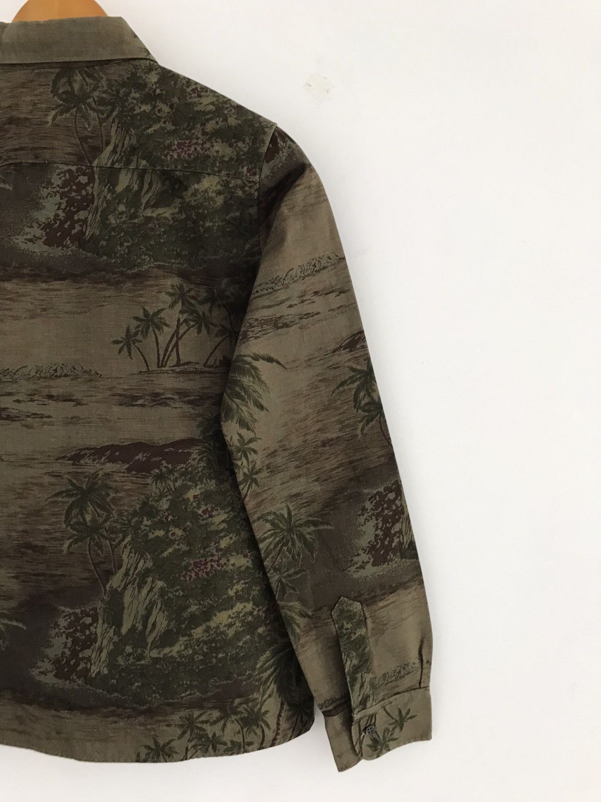 A.P.C. APC Over Printed Mountain Beach Motive Long Sleeve Shirt Size US S / EU 44-46 / 1 - 10 Thumbnail