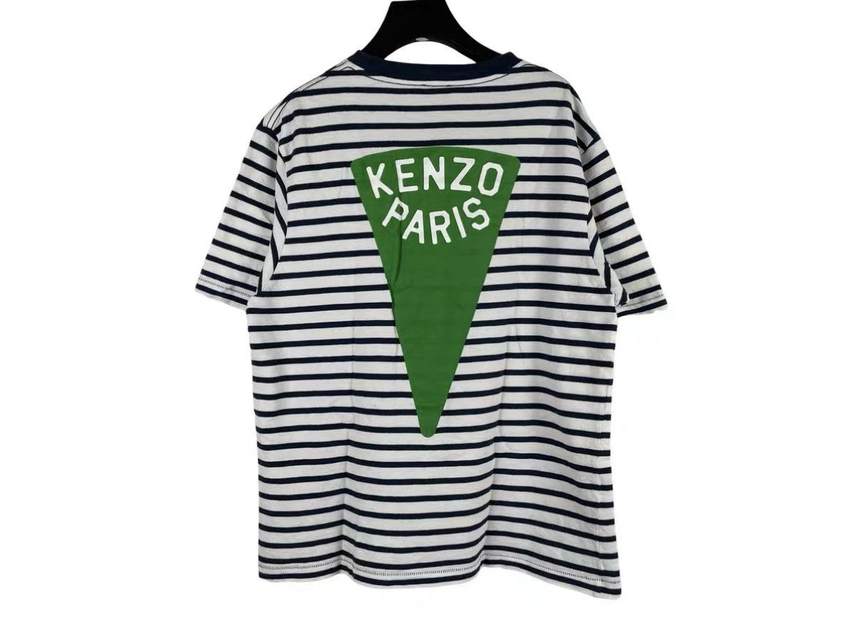 Kenzo Kenzo SS23 Navy Striped Short Sleeve J31 Size US S / EU 44-46 / 1 - 2 Thumbnail