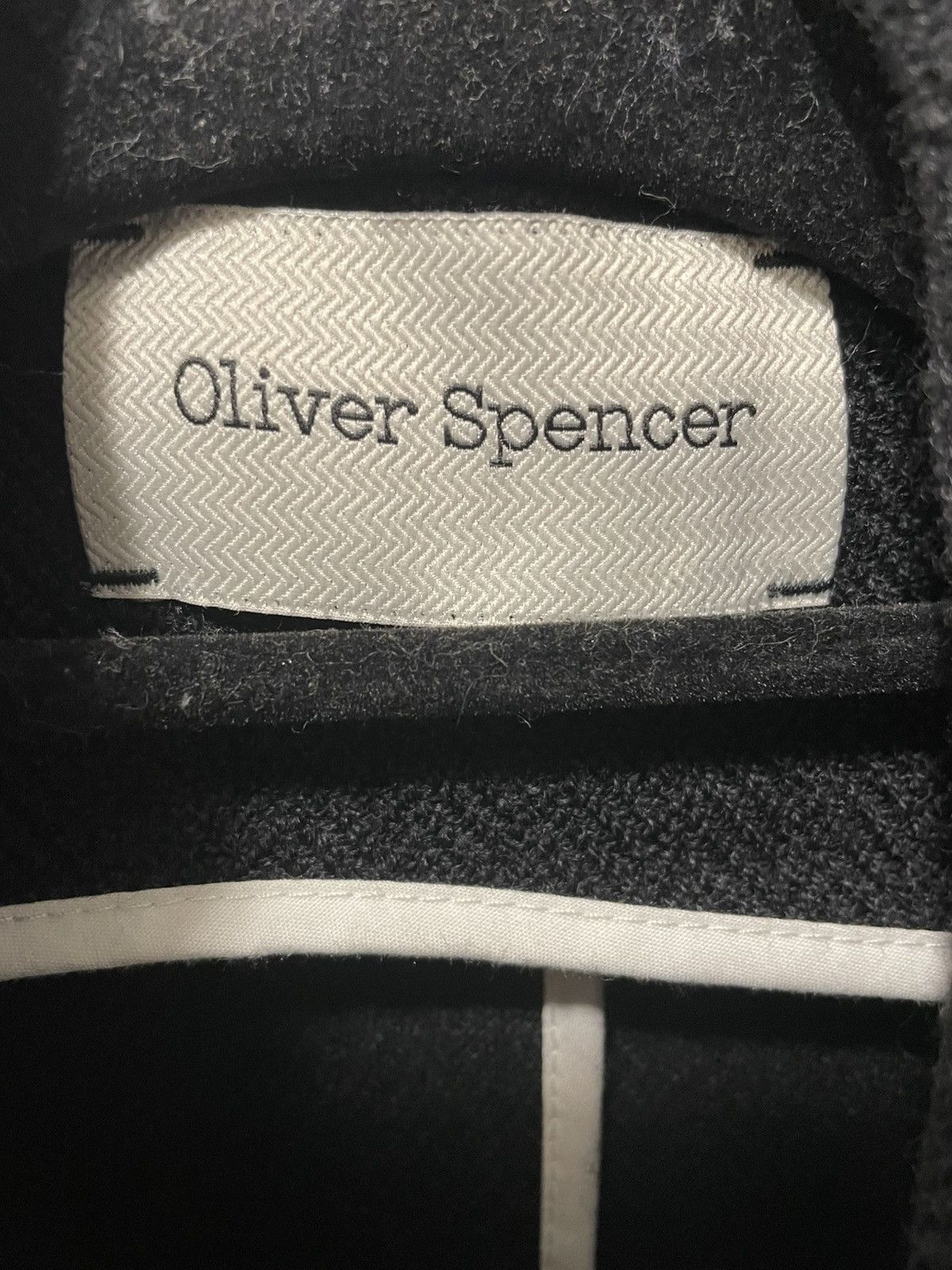 Oliver Spencer Płaszcz/marynarka Oliver Spencer meska czarna Size 38R - 4 Thumbnail