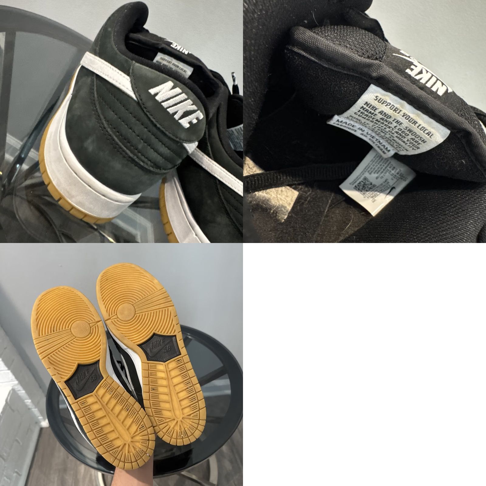 Nike Nike Sneaker Mens Black Dunk Low Pro Men Gum CD2563 Size READ DESCRIPTION Size US 13 / EU 46 - 10 Thumbnail