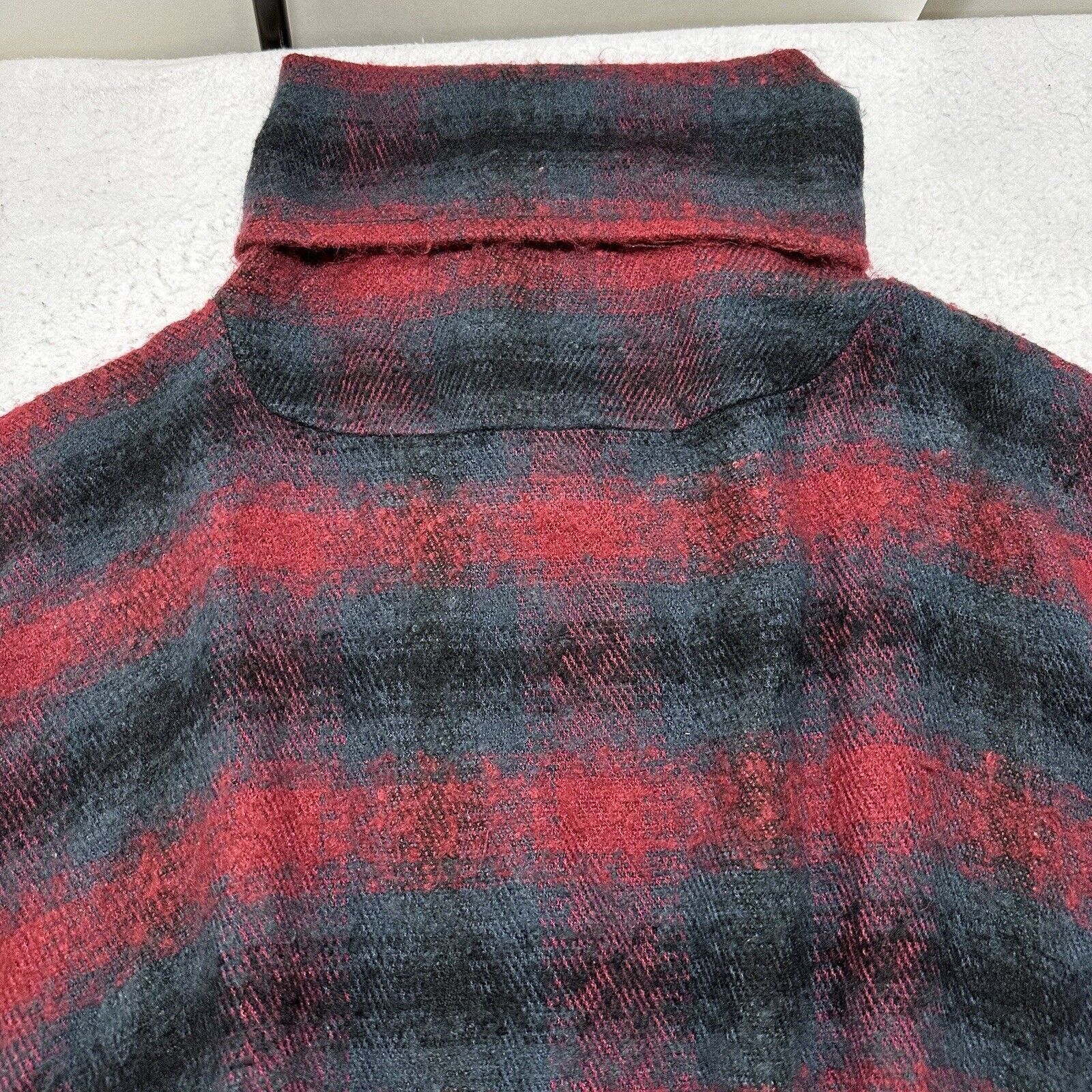 Other BCBGeneration One Size Poncho Sweater Turtleneck Red =Tunic Size ONE SIZE - 2 Thumbnail