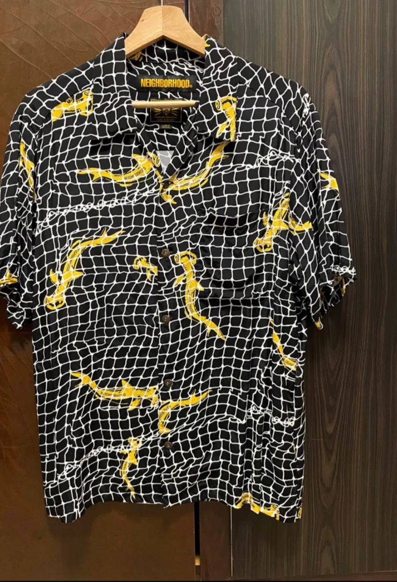 Neighborhood shark aloha short sleeve shirt Size US L / EU 52-54 / 3 - 1 Thumbnail