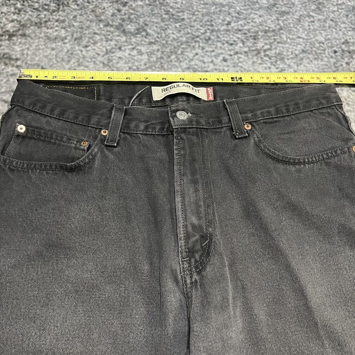 Levi's VINTAGE 2000s LEVI'S 505 GRUNGE SKATER BLACK JEANS 34x30 Size US 34 / EU 50 - 8 Thumbnail