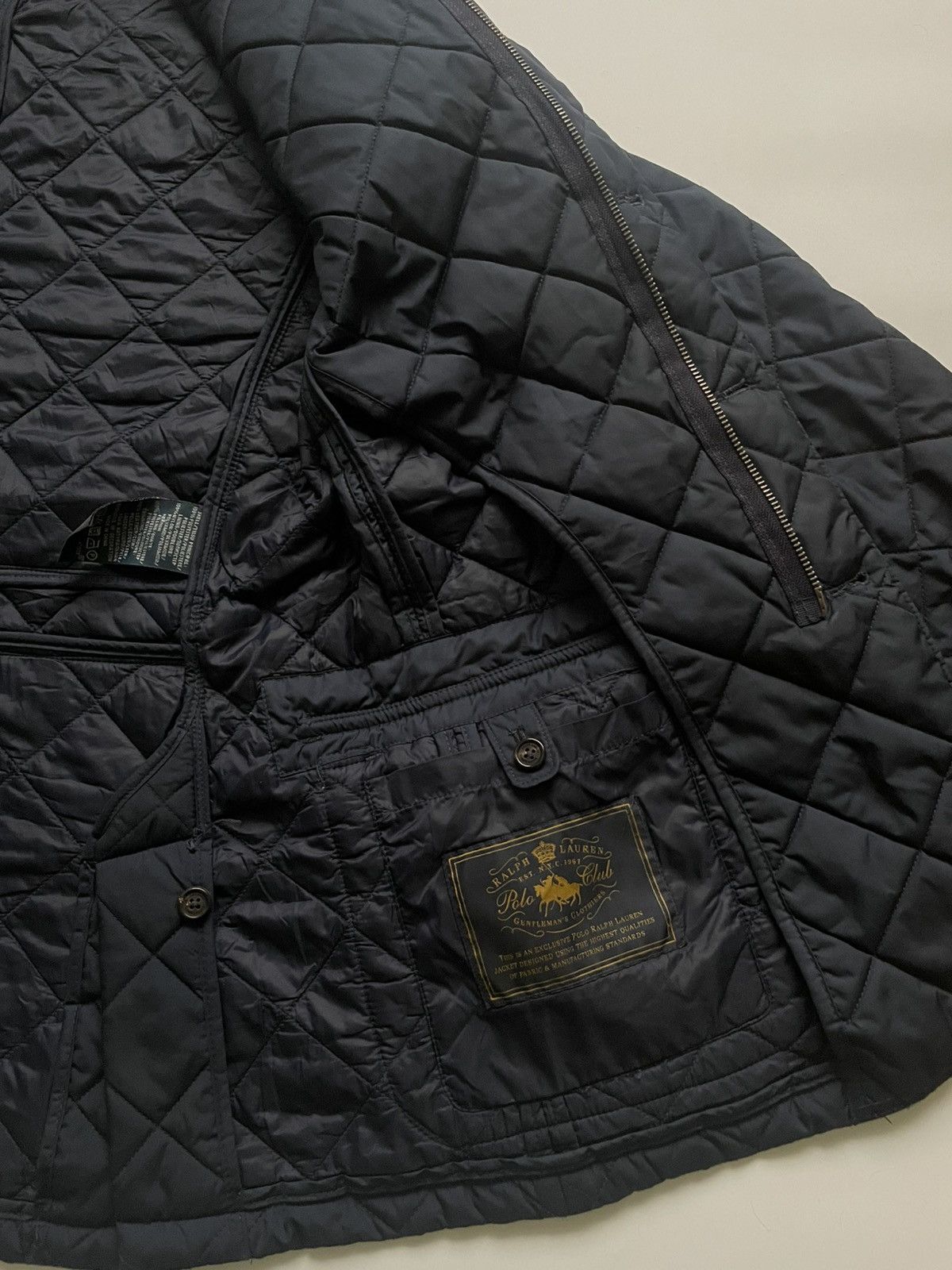 Polo Ralph Lauren Polo Ralph Lauren Quilted Jacket Navy M Size US M / EU 48-50 / 2 - 8 Thumbnail