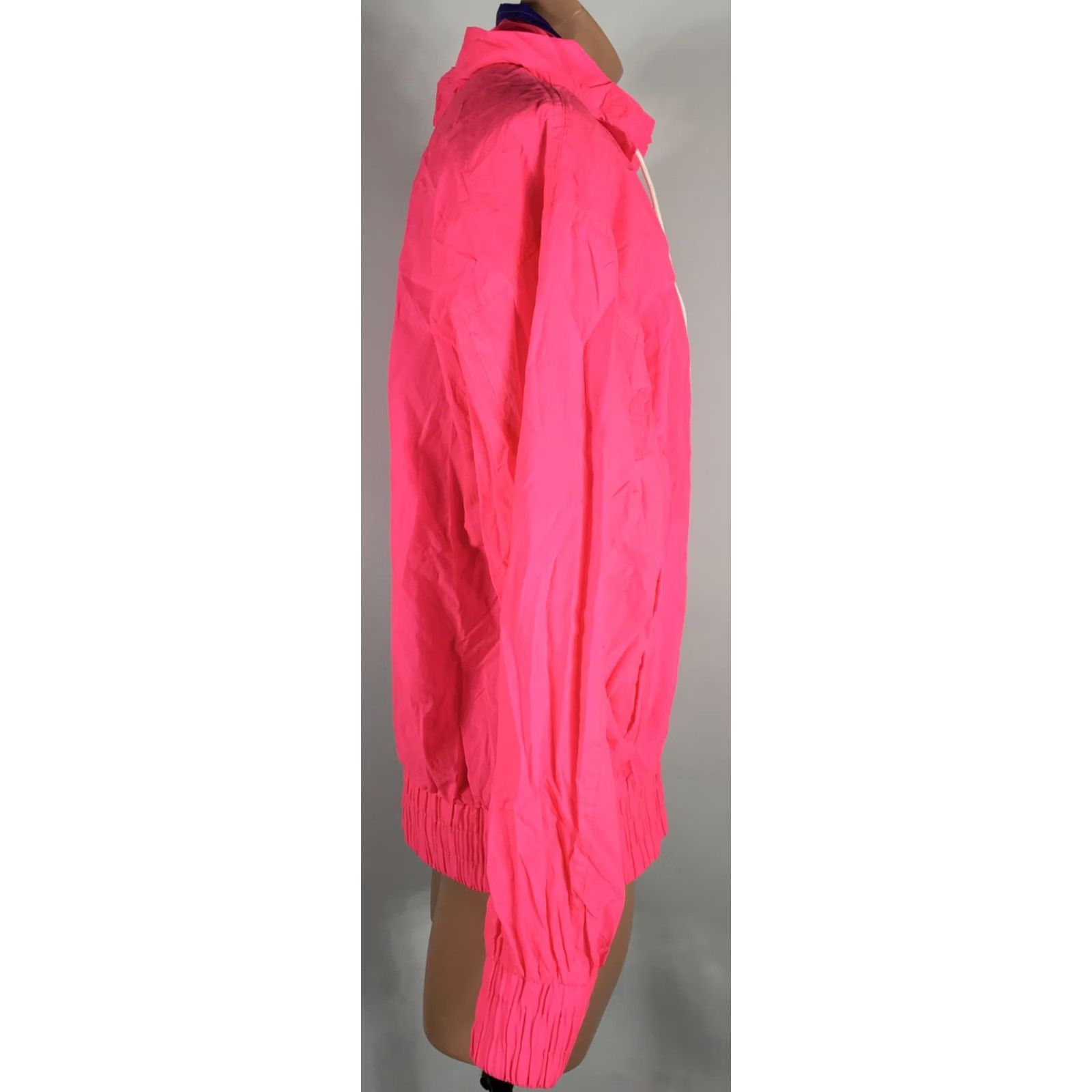 Vintage VINTAGE Windbreaker Style Auto Design NEON PINK 80s Jacket Men XL Nylon Size US XL / EU 56 / 4 - 5 Thumbnail