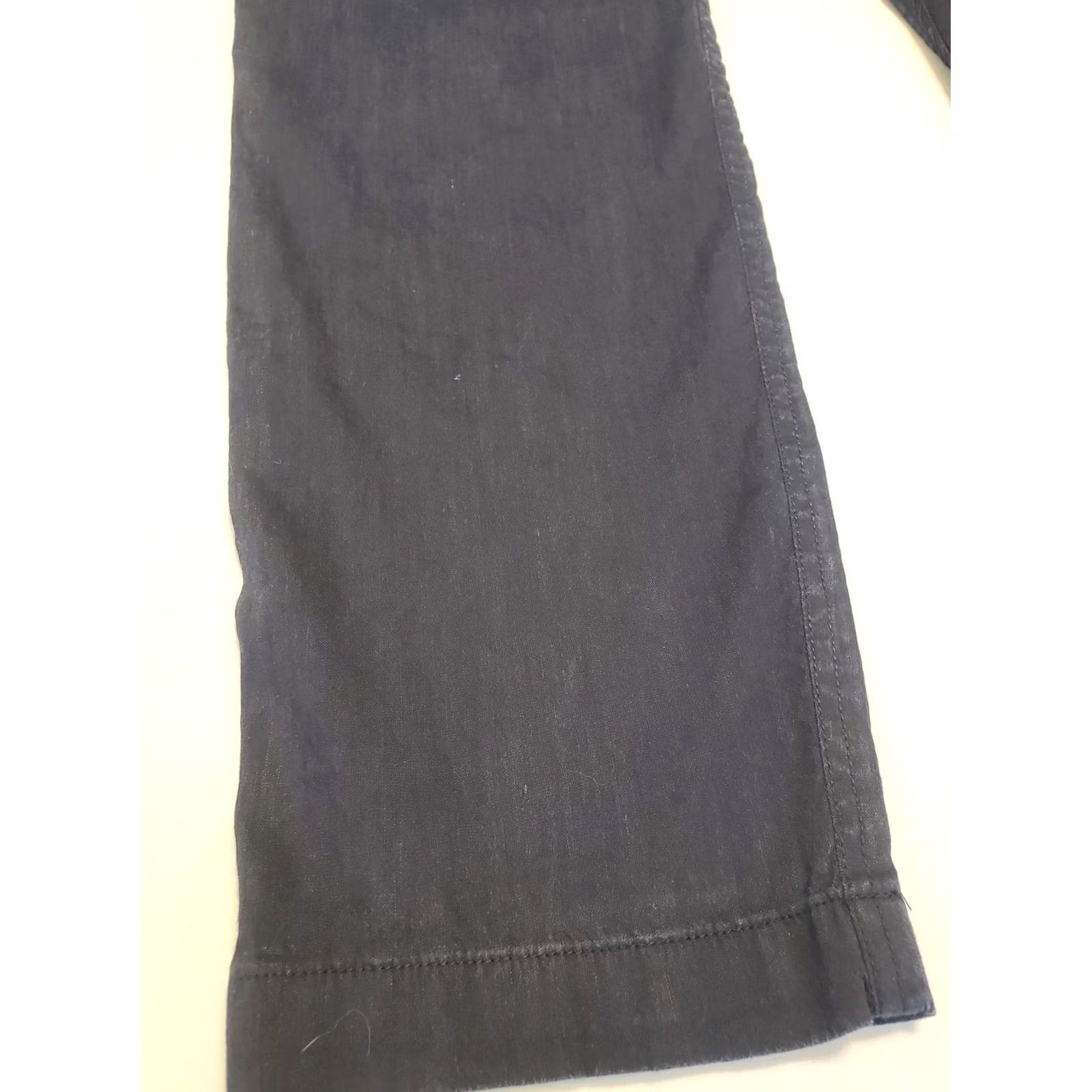 Theory THEORY Northsound Linen Blend Joggers Pants Navy Blue Size 8 Crunch Size 30" / US 8 / IT 44 - 3 Thumbnail