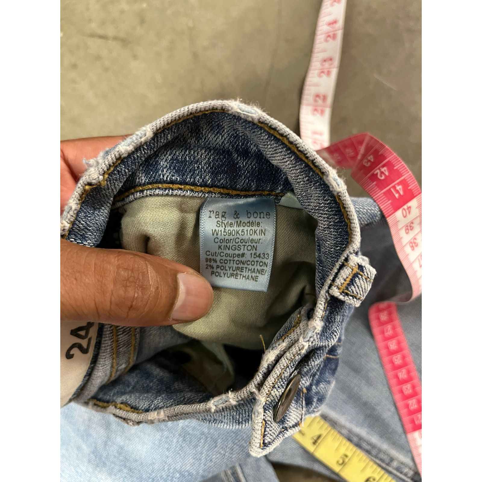 Rag & Bone Rag & Bone - Dre Kingston wash / size 24 Size 24" / US 00 / IT 34 - 8 Thumbnail
