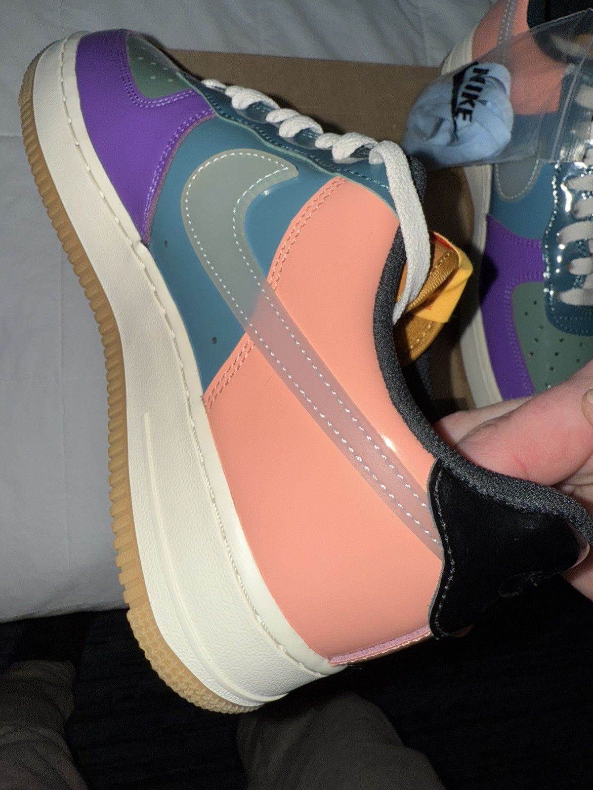 Nike × Undefeated Nike Undefeated Air Force 1 SP Celestine Blue, NEW! 9 men’s Size US 9 / EU 42 - 19 Thumbnail