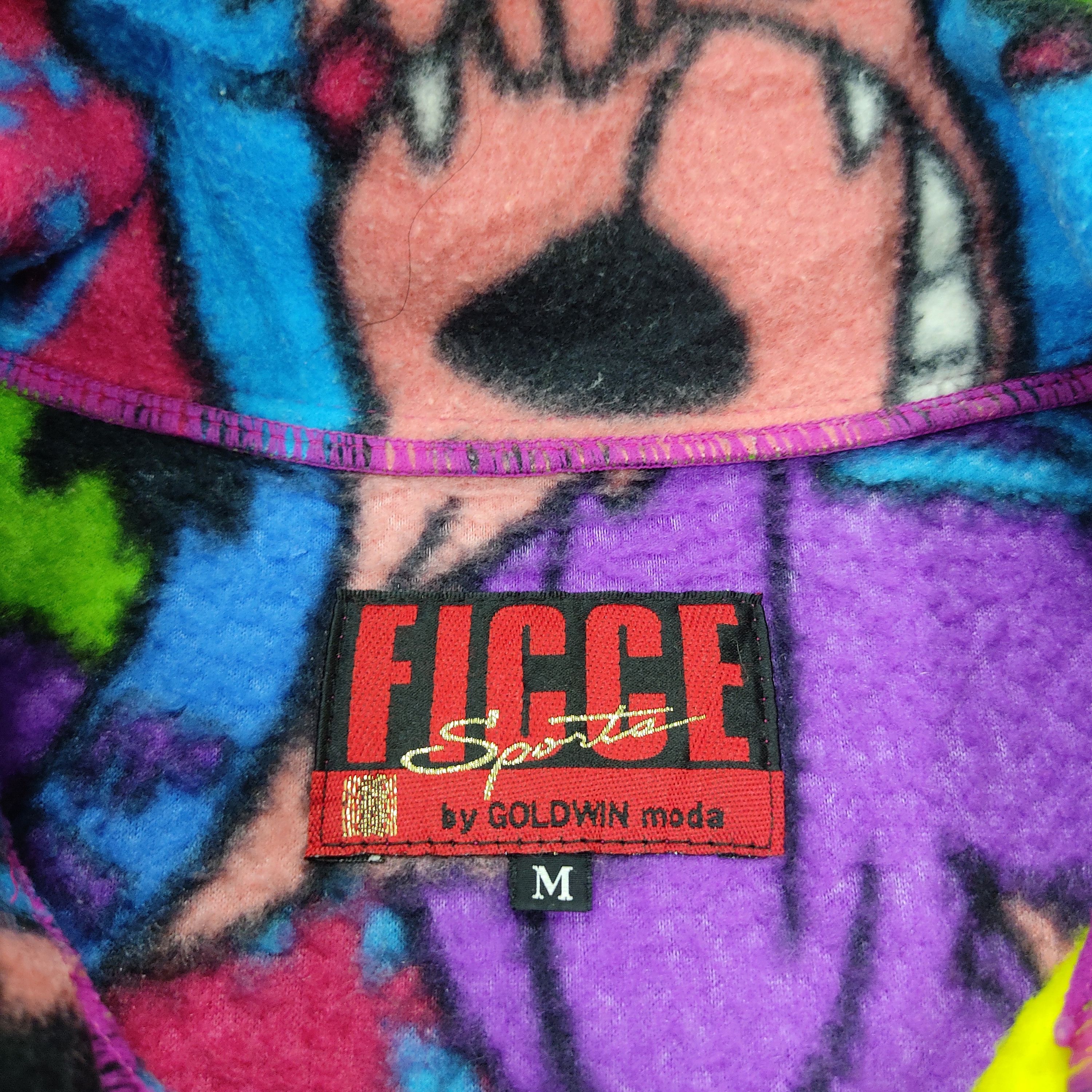 Yoshiyuki Konishi Vintage FICCE Sports Wacky Races AOP Fleece Jacket Size US L / EU 52-54 / 3 - 10 Thumbnail