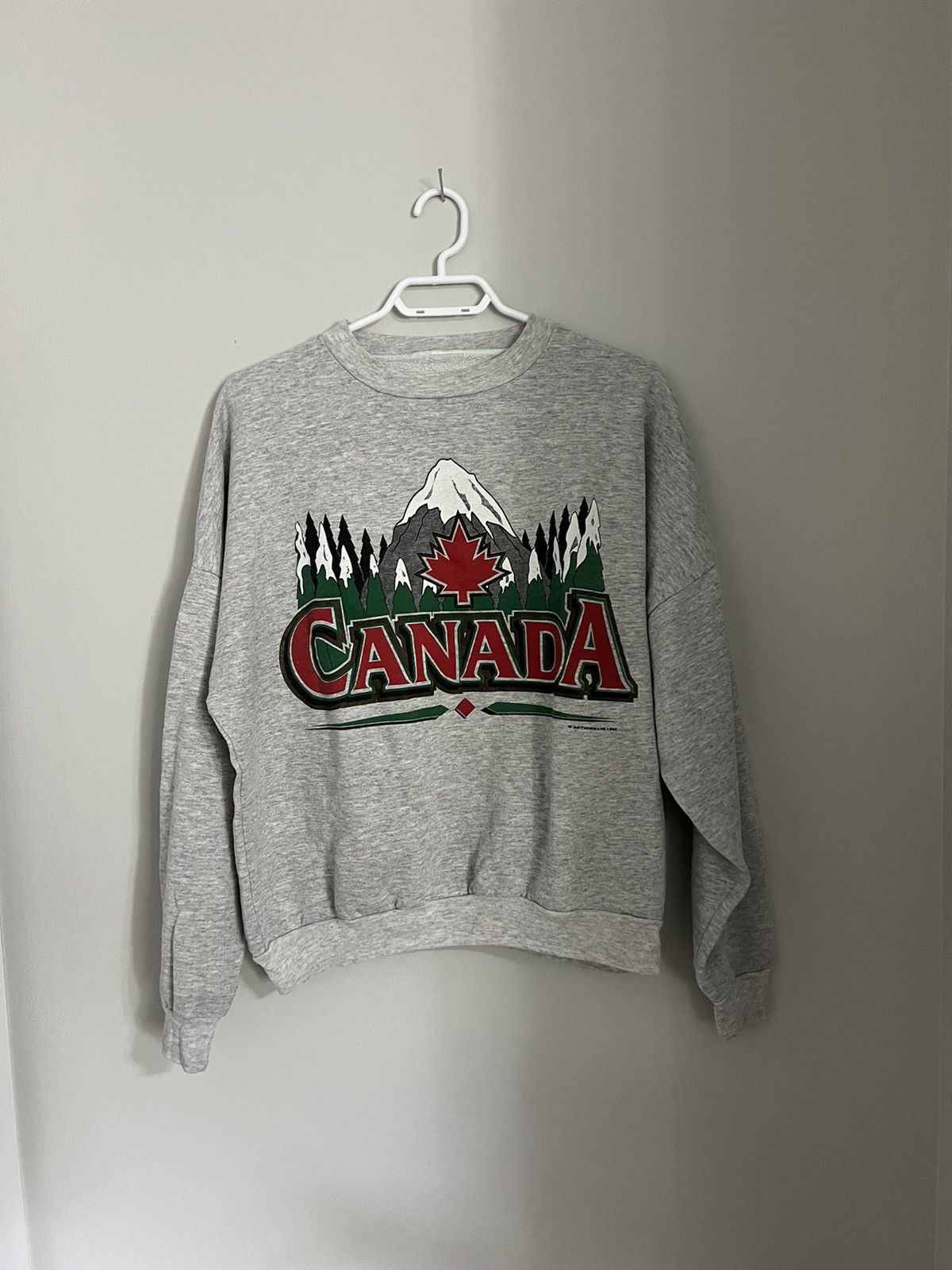 Vintage Vintage 1993 Actionwear Canada Sweatshirt Size US M / EU 48-50 / 2 - 1 Thumbnail