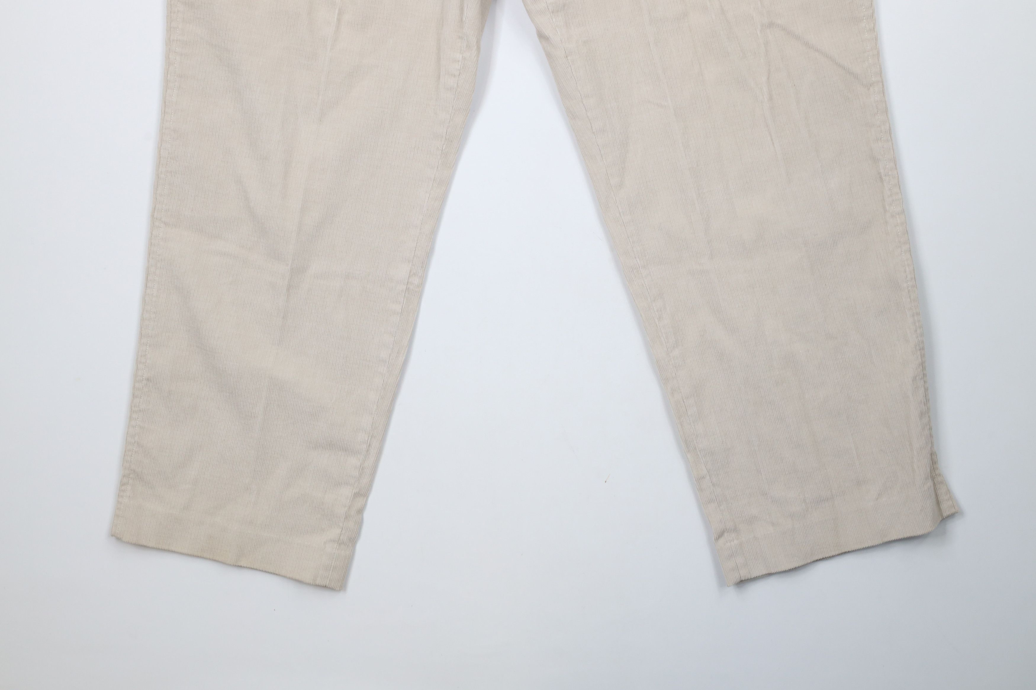 Lands' End × Vintage Vintage 90s Lands End Wide Leg Corduroy Chino Pants USA Size US 36 / EU 52 - 4 Thumbnail