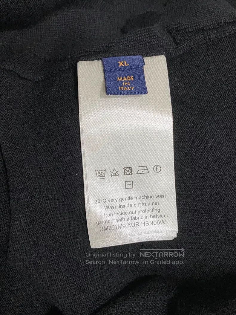 Louis Vuitton Louis Vuitton Dark-patterned knit short sleeves Size US XL / EU 56 / 4 - 6 Thumbnail
