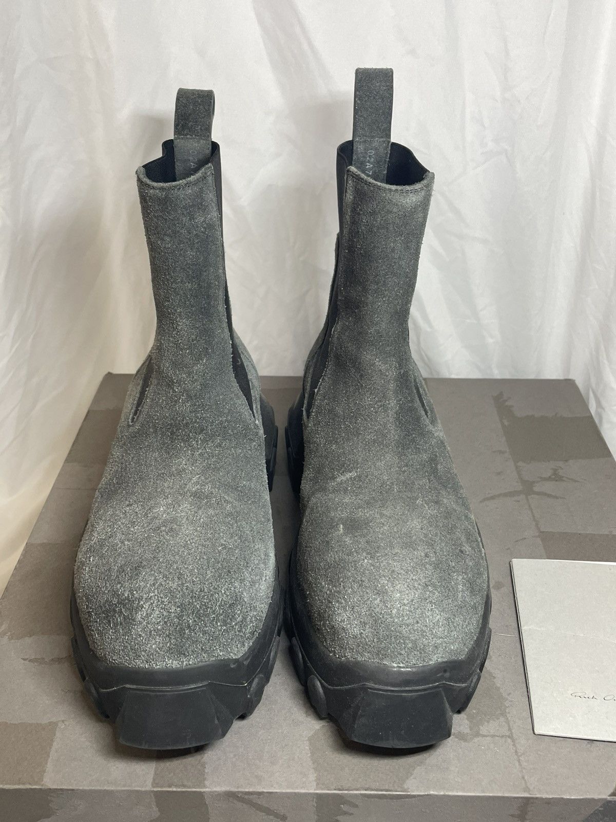 Rick Owens Rick Owens Beetle Bozo Tractor Boots (37) Size US 7.5 / IT 37.5 - 9 Thumbnail