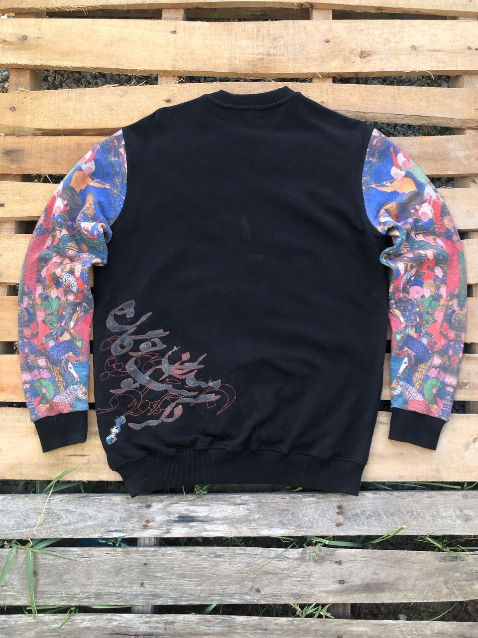 Designer MEHTIN by Mehdi Nouri Big Logo Sweatshirt Size US L / EU 52-54 / 3 - 2 Thumbnail