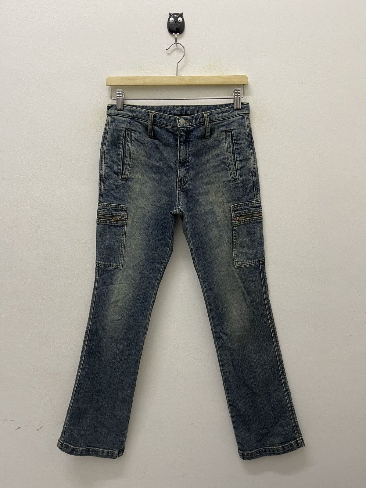 Global Work Vintage GLOBAL WORK Japanese Flare ifsixwasnine LGB Style Size US 27 - 7 Thumbnail