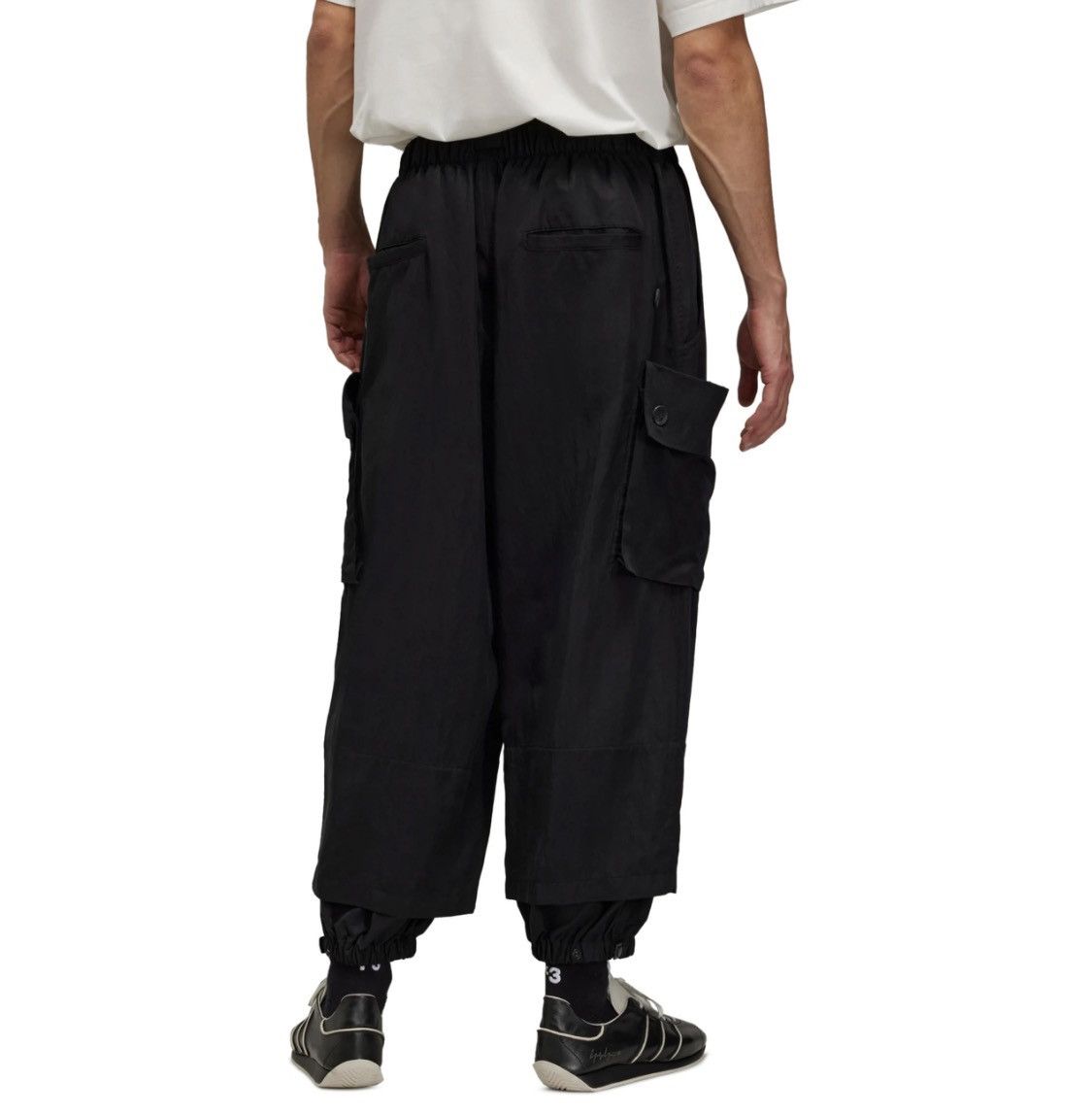 Yohji Yamamoto Y-3 Nylon Twill Cuffed Pants Size US 34 / EU 50 - 2 Thumbnail