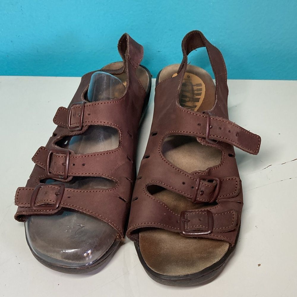 Other Ivan "Lois" Leather Sandals Made in Spain Size 9 Fit like 8.5 Size US 8.5 / IT 38.5 - 2 Thumbnail