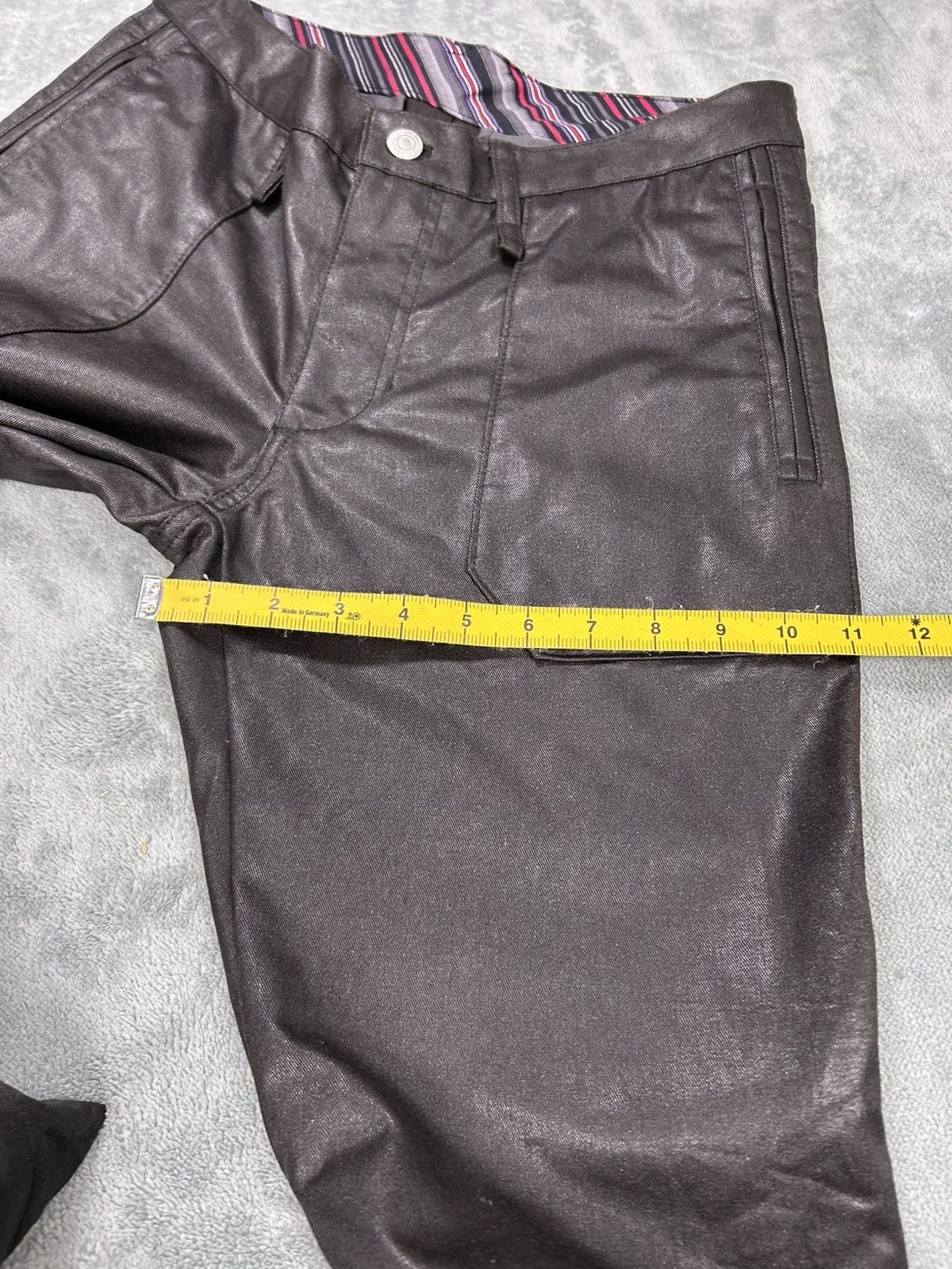 14th Addiction × Japanese Brand Ateller Sab Men Flared Wax Pants. S0131 Size US 30 / EU 46 - 11 Thumbnail