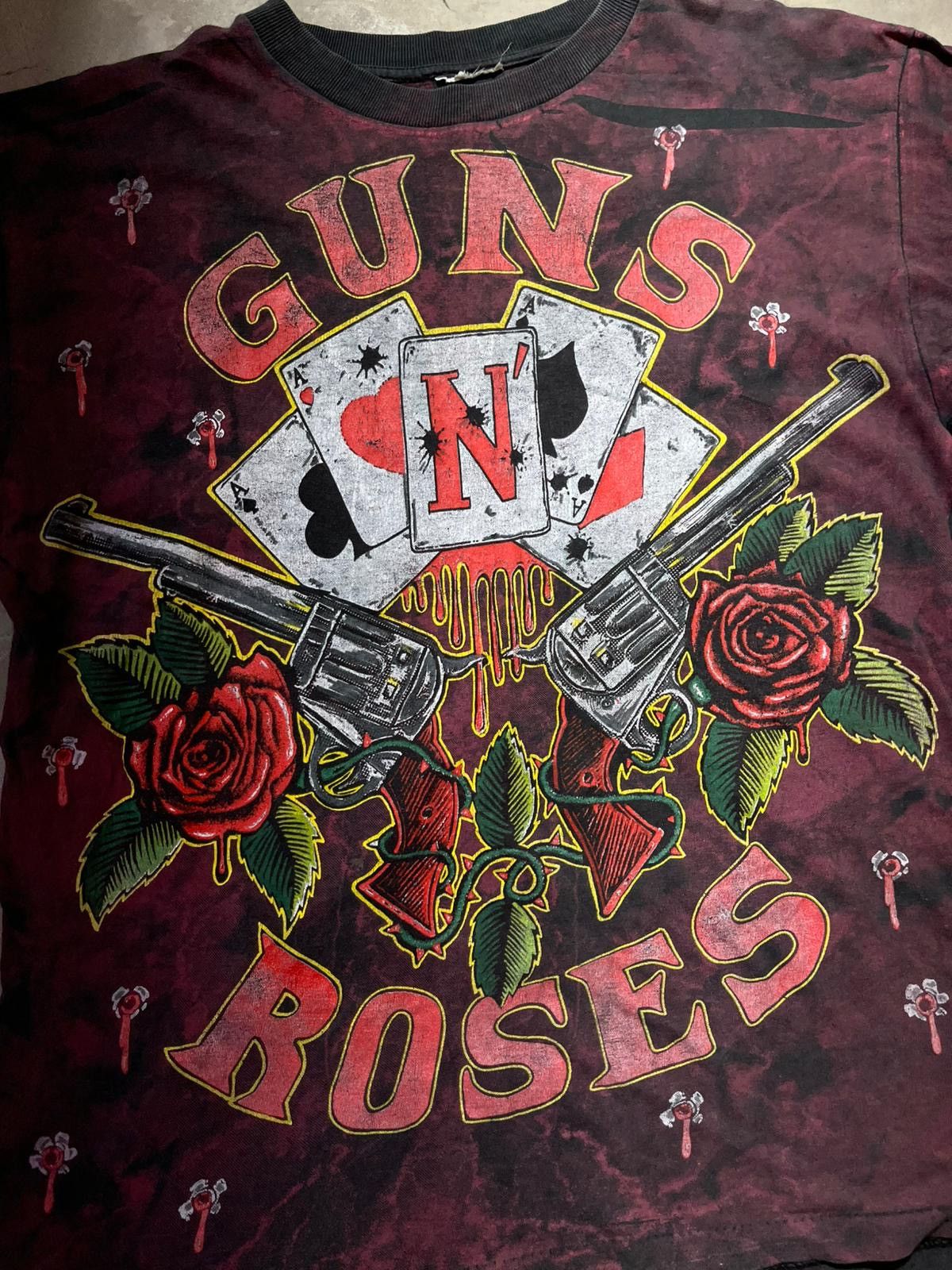 Guns N' Roses Vintage Guns N' Roses Bootleg AOP T-Shirt Size US L / EU 52-54 / 3 - 3 Thumbnail