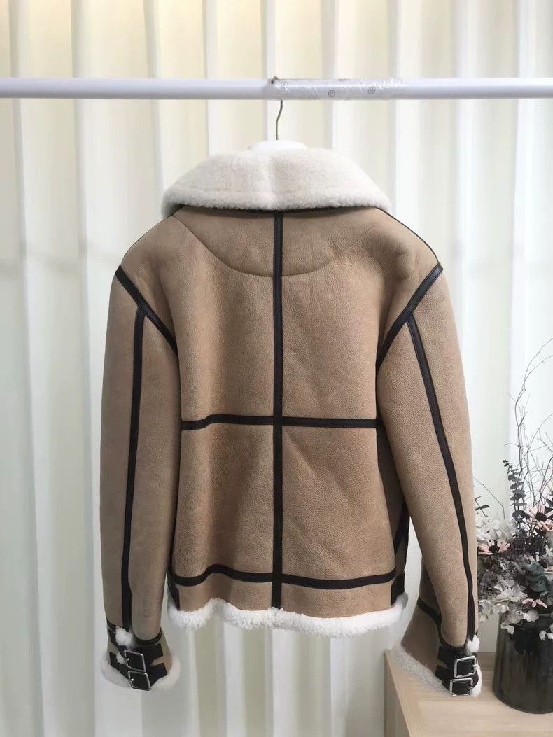 Loewe Loewe Coat with fur and leather Size M / US 6-8 / IT 42-44 - 3 Thumbnail