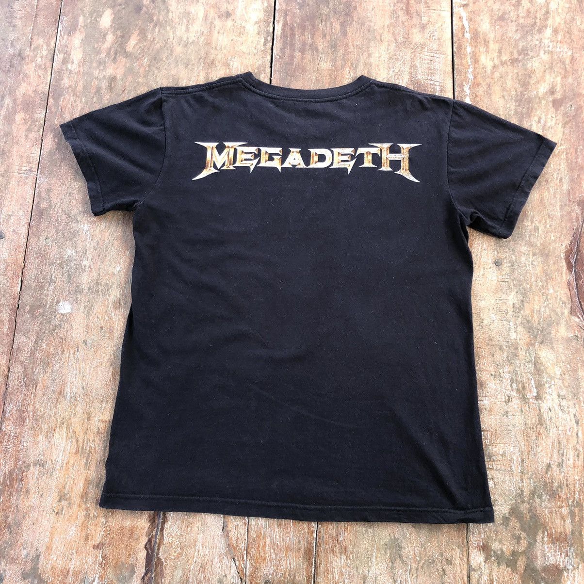 Band Tees Vintage Thrashed Faded MEGADETH Bootleg T Shirt Size US L / EU 52-54 / 3 - 3 Thumbnail