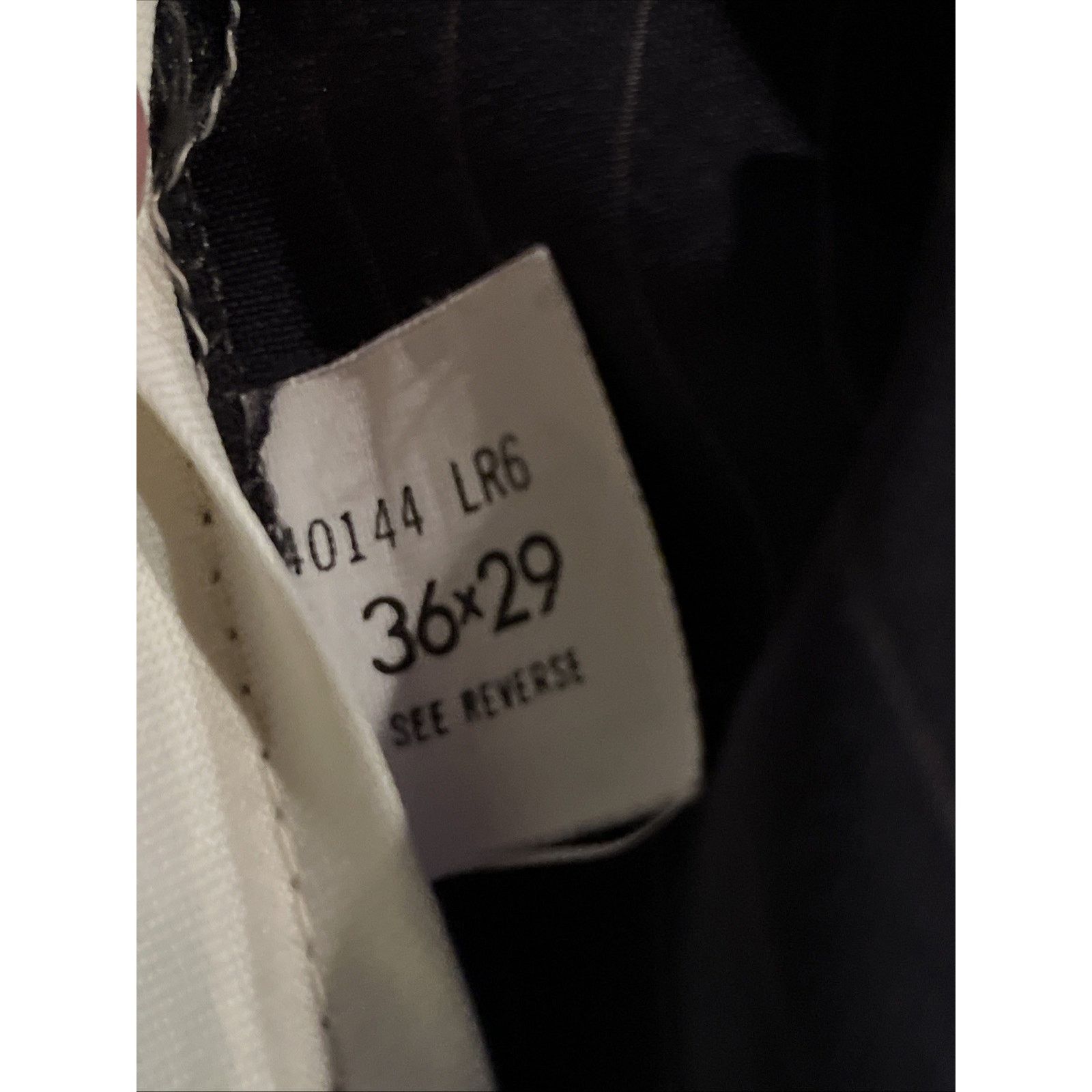 Haggar Haggar Vintage Pants Men 36x29 Navy Blue Stripe Dacron Rayon Size US 36 / EU 52 - 11 Thumbnail