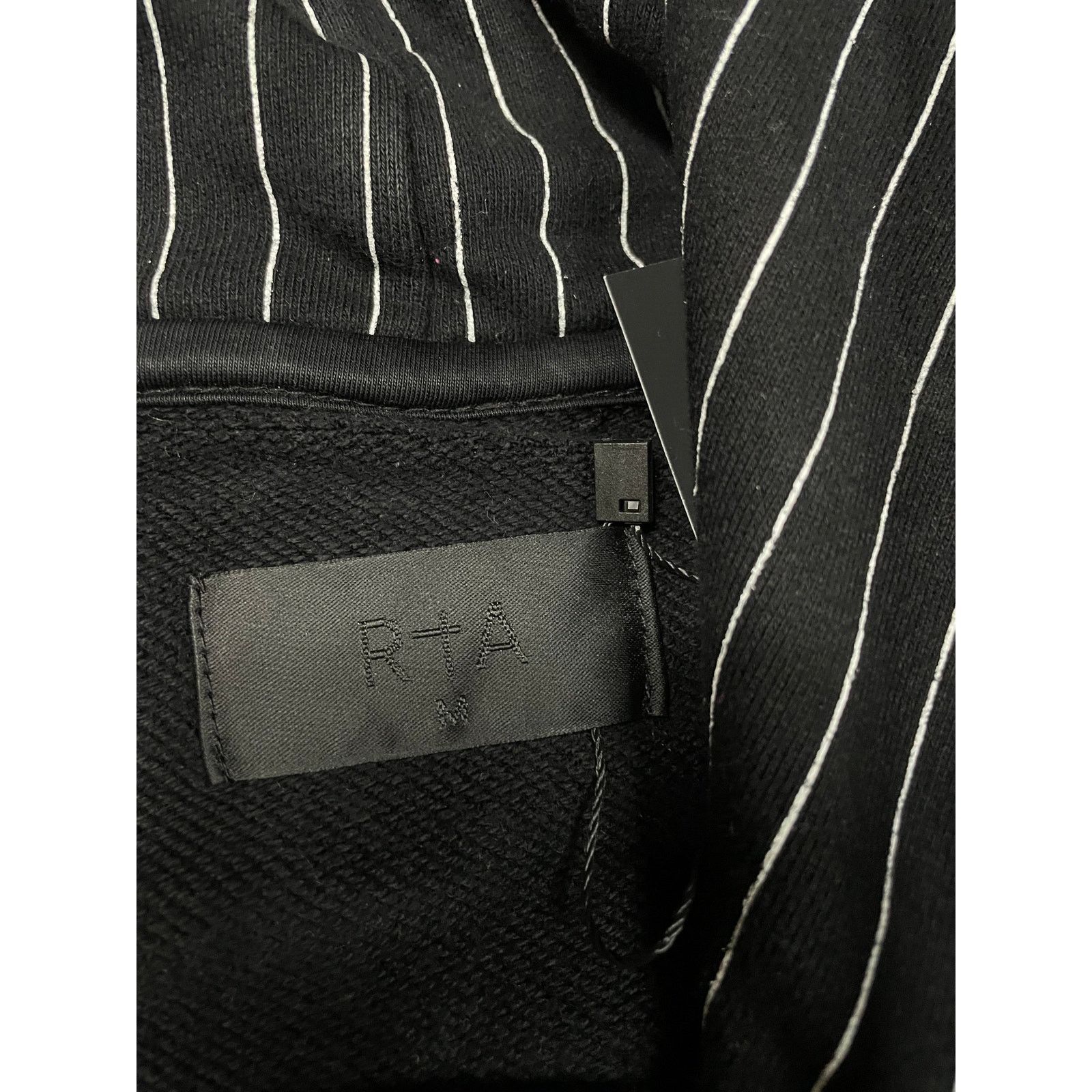 Rta RTA Hoodie Black White Stripe Medium Used Size US M / EU 48-50 / 2 - 3 Thumbnail
