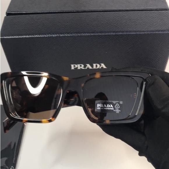 Prada New Authentic - PRADA Sunglasses SPR 08Y-F Tortoise Size ONE SIZE - 6 Thumbnail