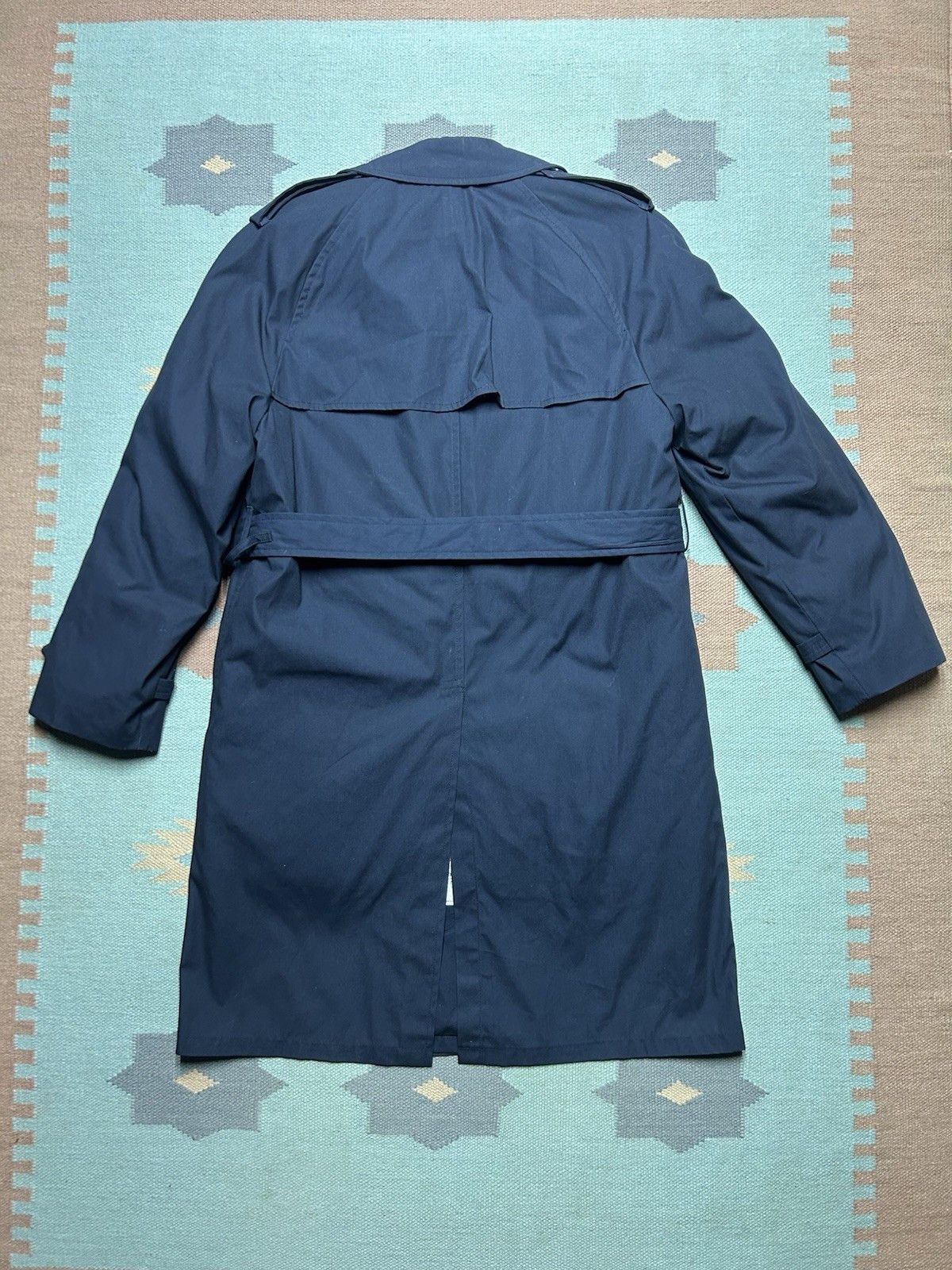 Vintage US Navy Trench Coat 42R Military All Weather Removable Liner Size US L / EU 52-54 / 3 - 7 Thumbnail