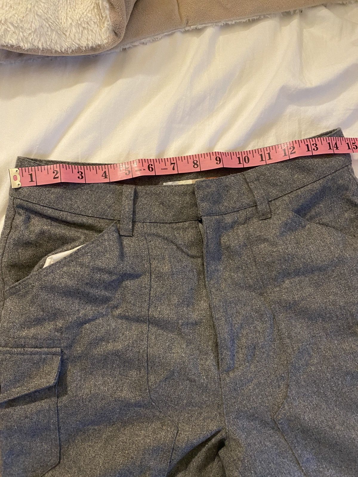 Kith Kith Grey Wool Cargo Pants Size US 28 / EU 44 - 6 Thumbnail