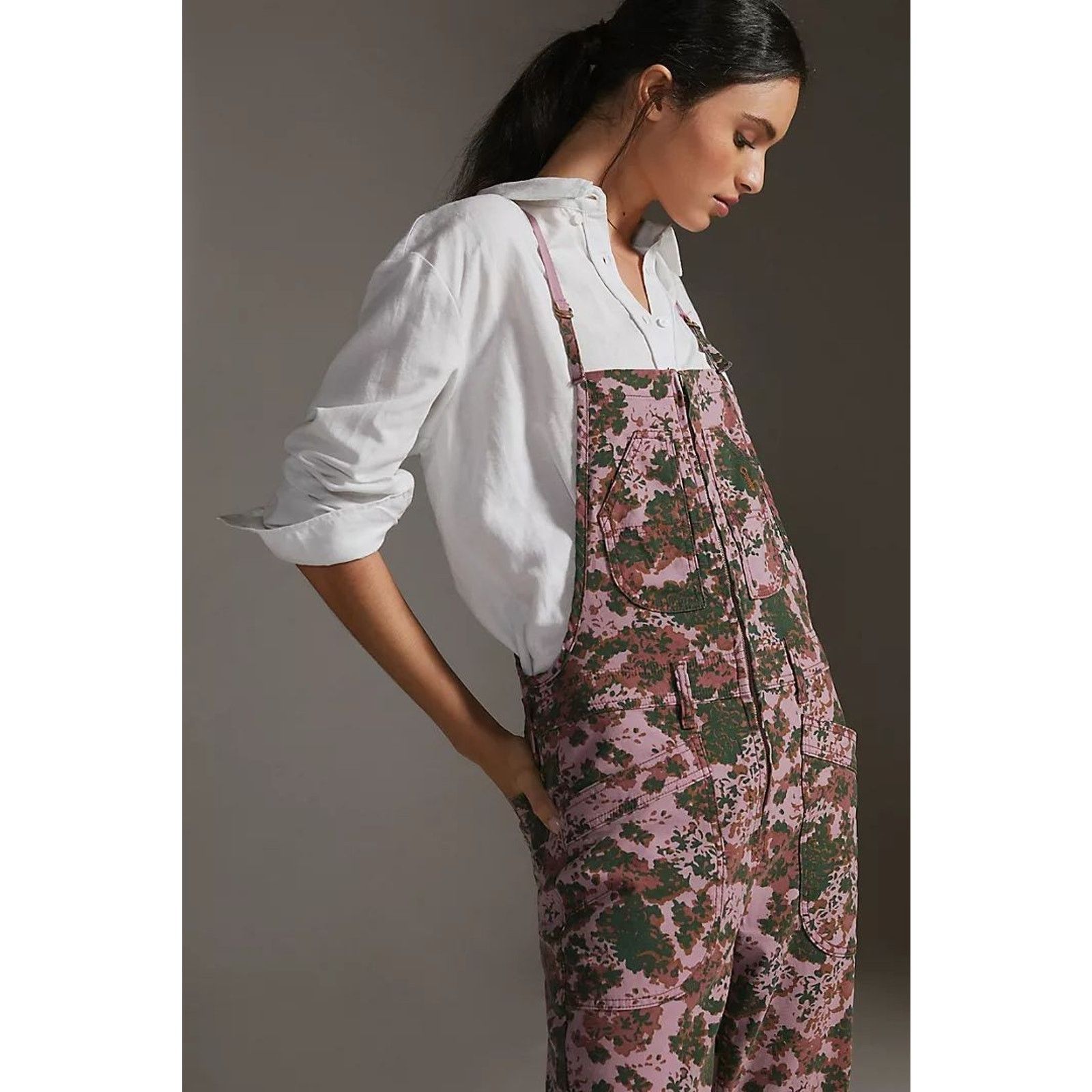 Anthropologie New Anthropologie Pilcro Painters Overalls $180 SZ 25 Mauve Size 25" / US 0 / IT 36 - 2 Thumbnail