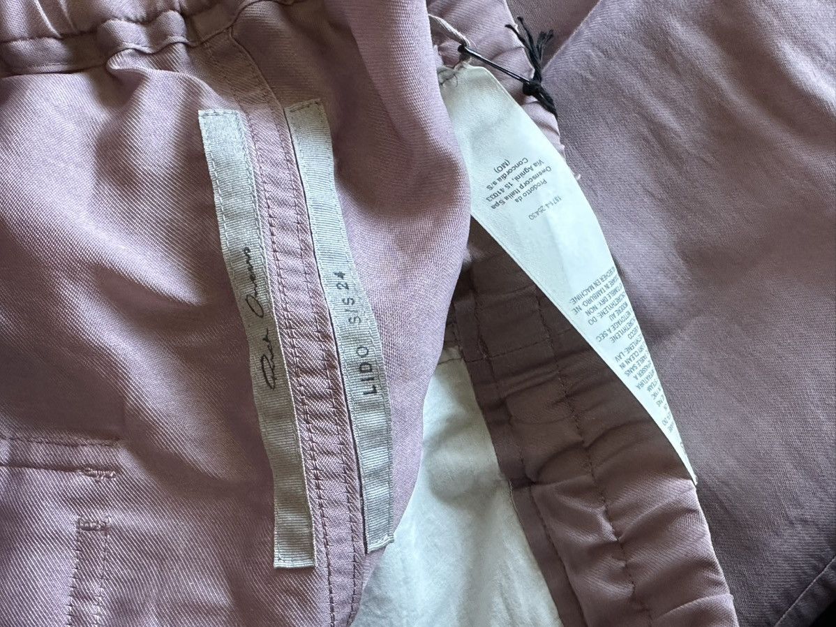 Rick Owens Rick owen Drawstring geth pants in dusty rose Size 28" / US 6 / IT 42 - 2 Thumbnail