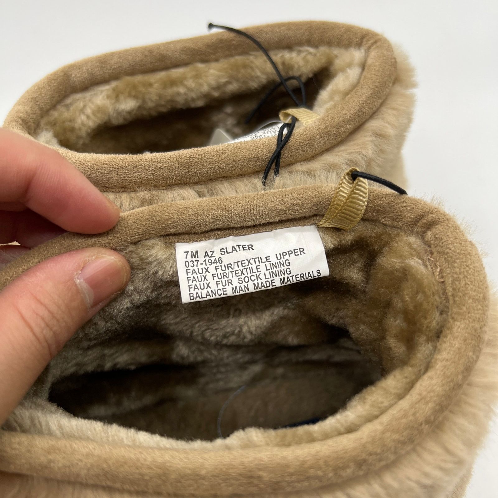 Other Arizona Jean Co Womens Faux Fur Slater Flat Winter Size US 7 / IT 37 - 7 Thumbnail