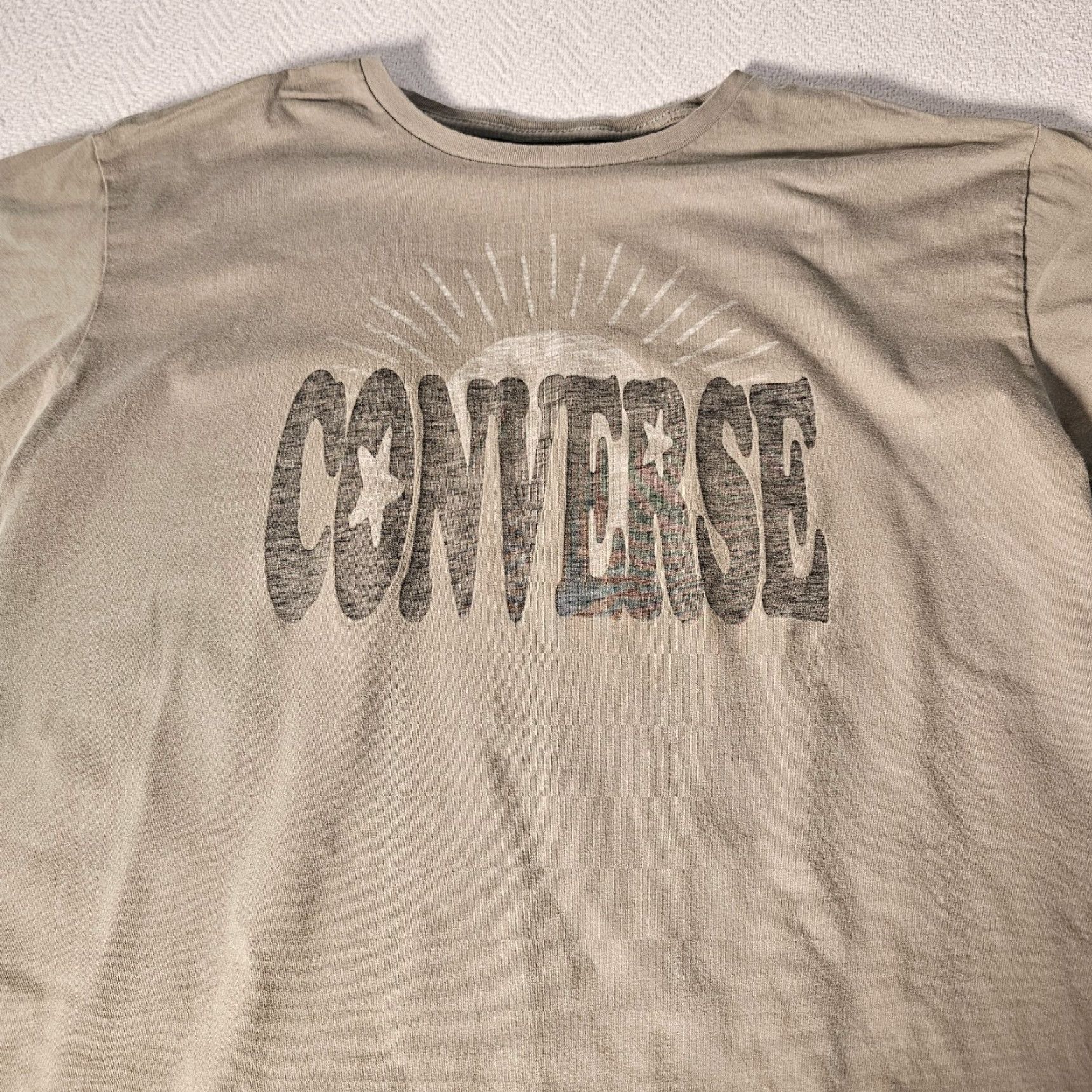 Converse Official Converse All Star Green T-Shirt Size XL Graphic SpellOut Short Sleeve Night? Size US XL / EU 56 / 4 - 2 Thumbnail