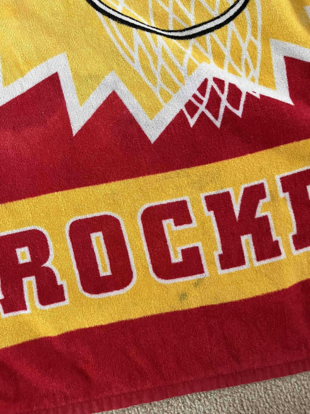 NBA × Vintage Vintage 90s Houston Rockets Towel Clutch City Size ONE SIZE - 3 Thumbnail