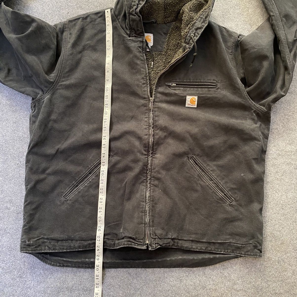 Carhartt Vintage Carhartt Black Hooded Detroit StyleJacket Size US XL / EU 56 / 4 - 9 Thumbnail