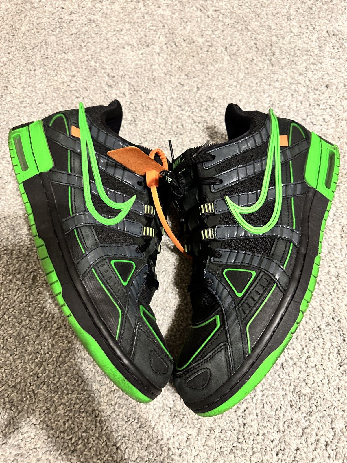 Nike × Off-White Off white rubber dunk green Size US 12 / EU 45 - 3 Thumbnail
