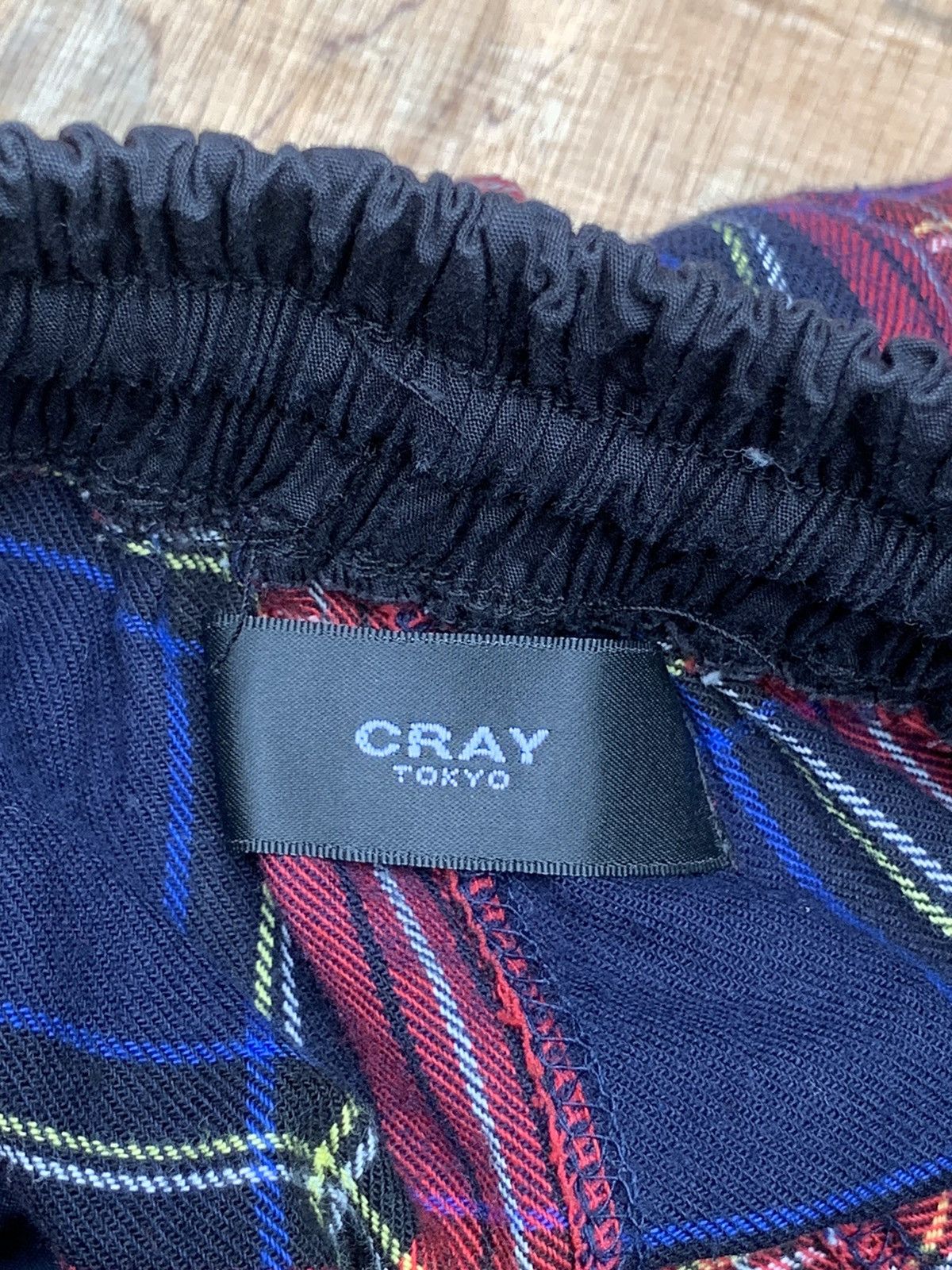 Japanese Brand CRAY TOKYO Red Tartan (riri Zipper) Jogger Pants Size US 32 / EU 48 - 18 Thumbnail