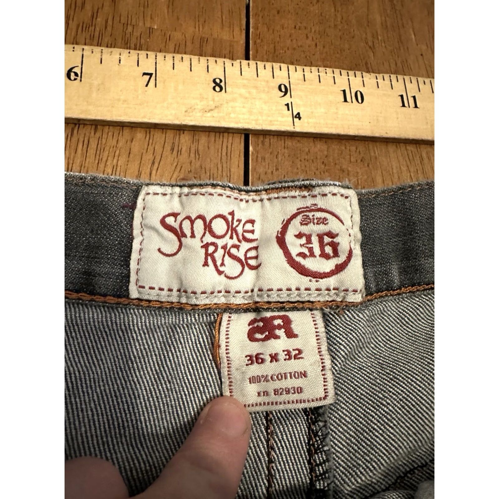 Vintage Y2K Smoke Rise Jorts Jeans Shorts Cutoff Fit 32x18 Embroidered Tiger Size US 32 / EU 48 - 3 Thumbnail