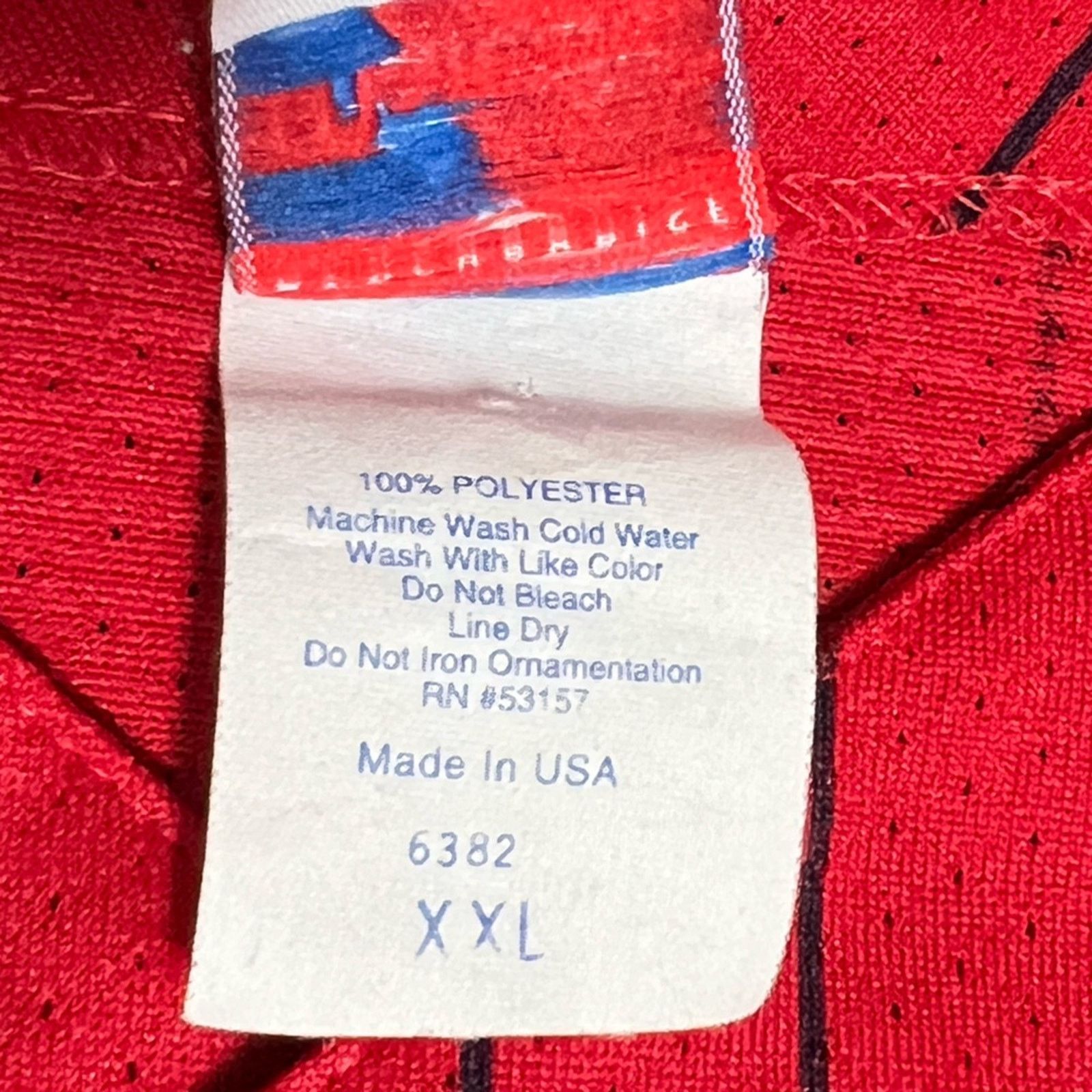 Majestic Vintage New York Yankees Majestic Pin Stripe Jersey Red USA Size US XXL / EU 58 / 5 - 6 Thumbnail