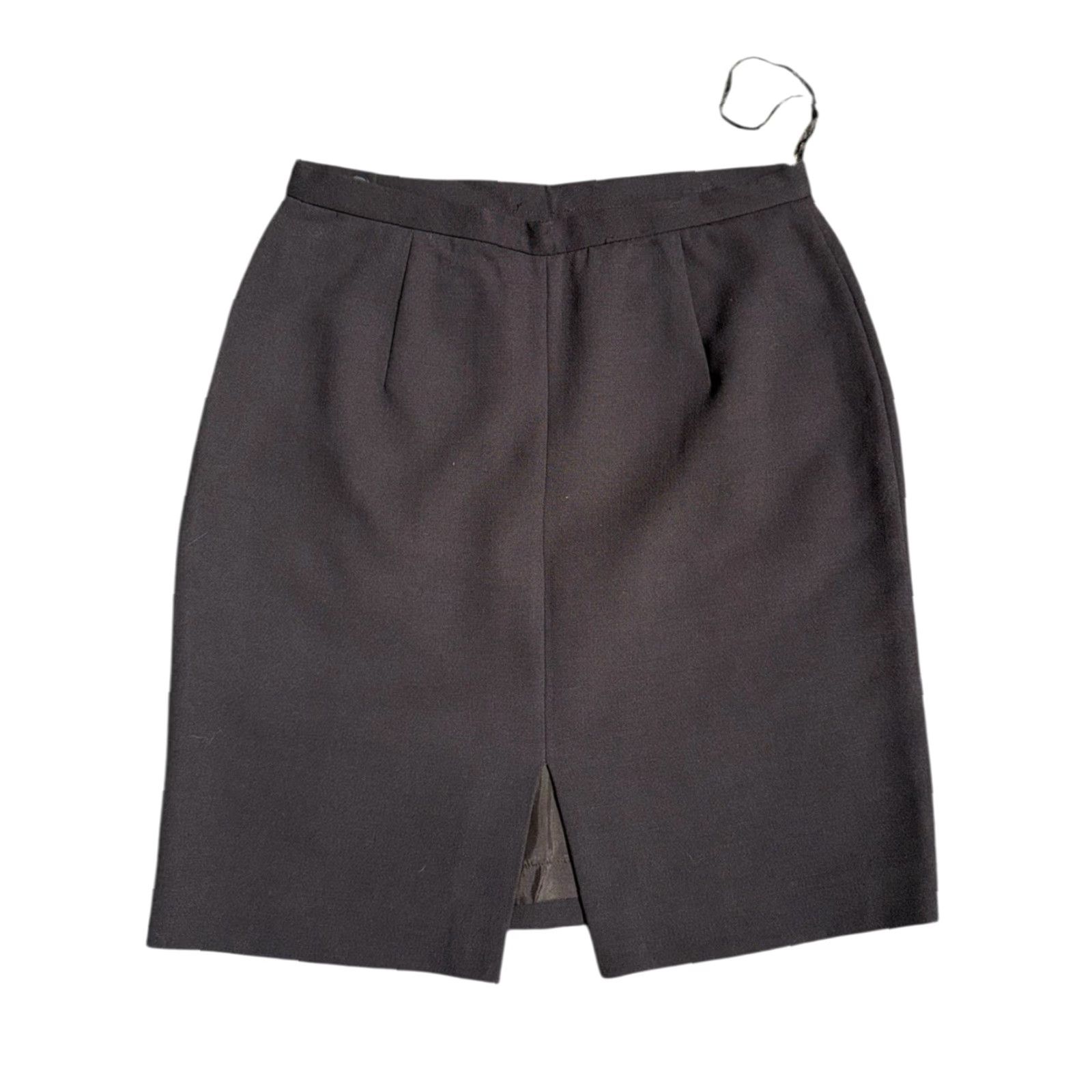 Jones New York VINTAGE Jones New York Black Pencil Skirt 14 Women 90s Knee Length Straight & Pencil Mens? Womens Size 36" / US 14 / IT 50 - 2 Thumbnail