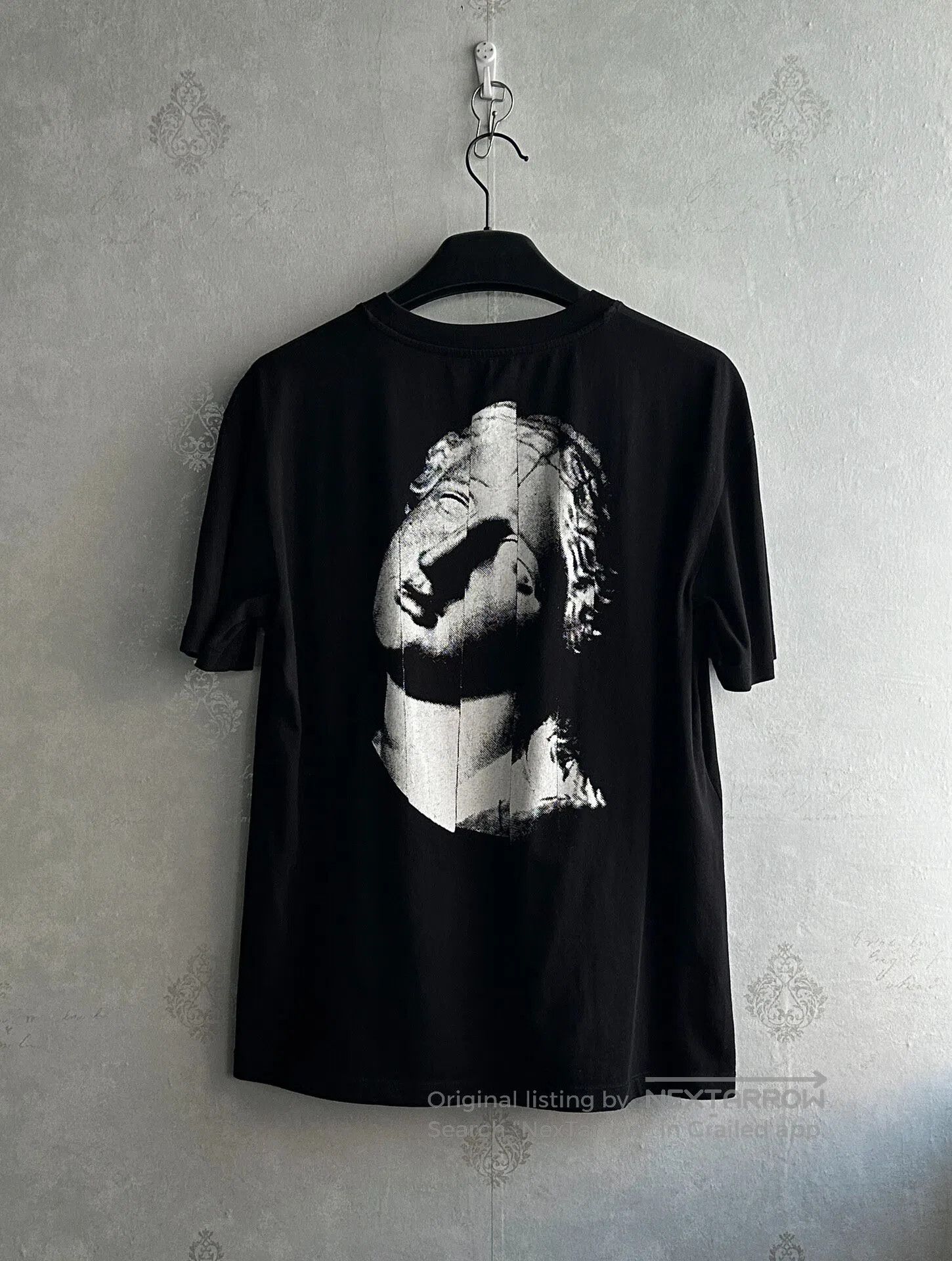 Alexander McQueen ALEXANDER MCQUEEN Slogan portrait short-sleeved shirt| Size US L / EU 52-54 / 3 - 3 Thumbnail