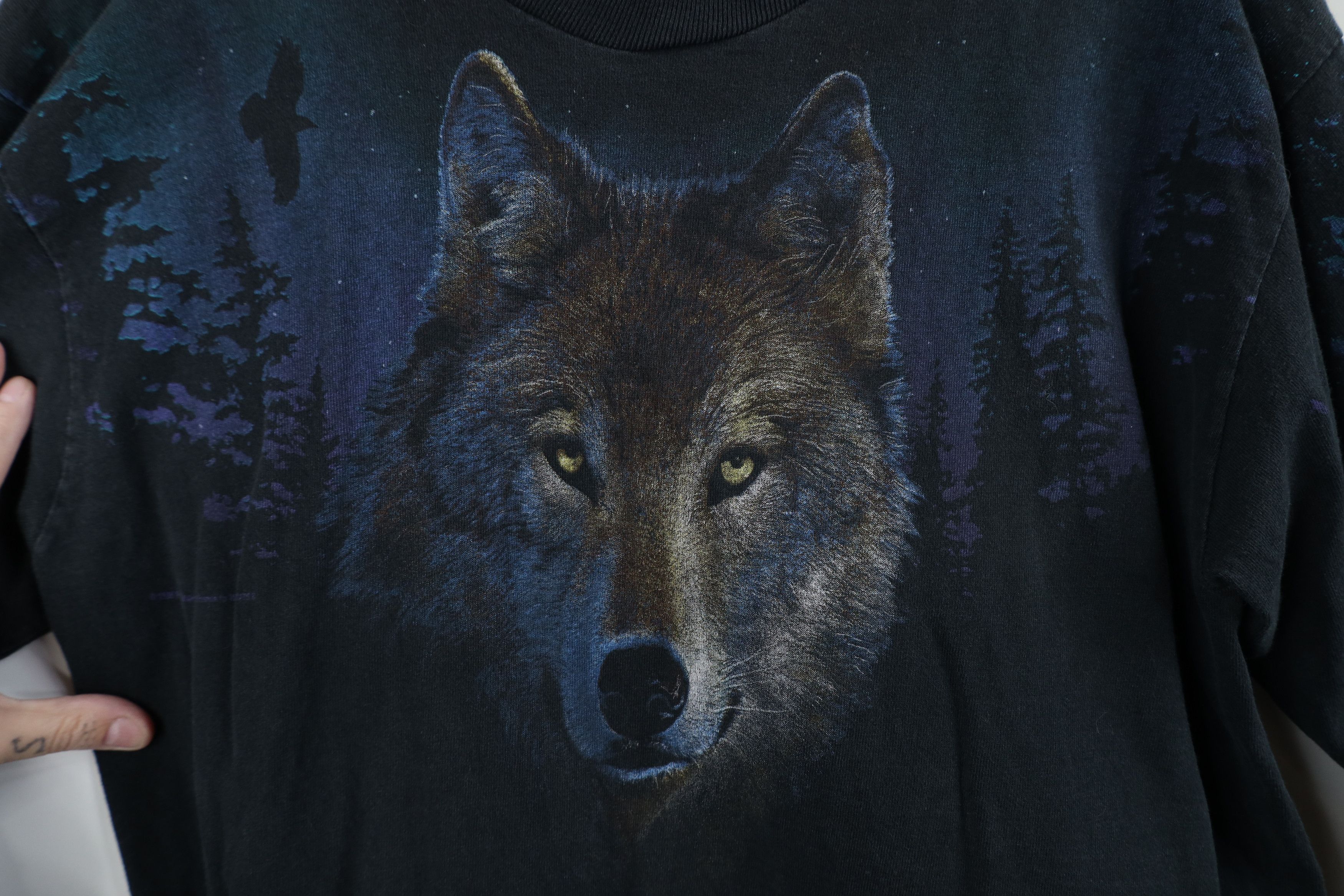 Vintage Vintage 90s Streetwear All Over Print Long Sleeve T-Shirt Size US M / EU 48-50 / 2 - 4 Thumbnail