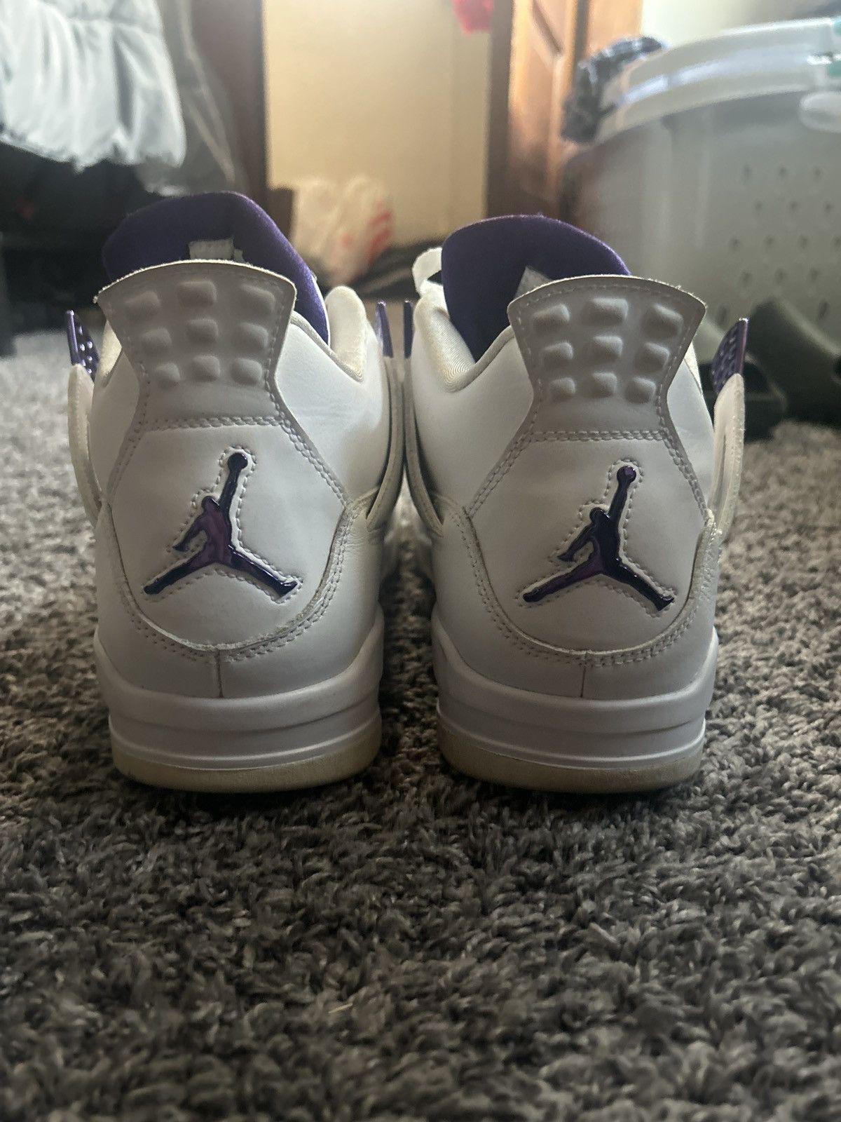 Jordan Brand × Nike Jordan 4 metallic purple Size US 10 / EU 43 - 5 Thumbnail