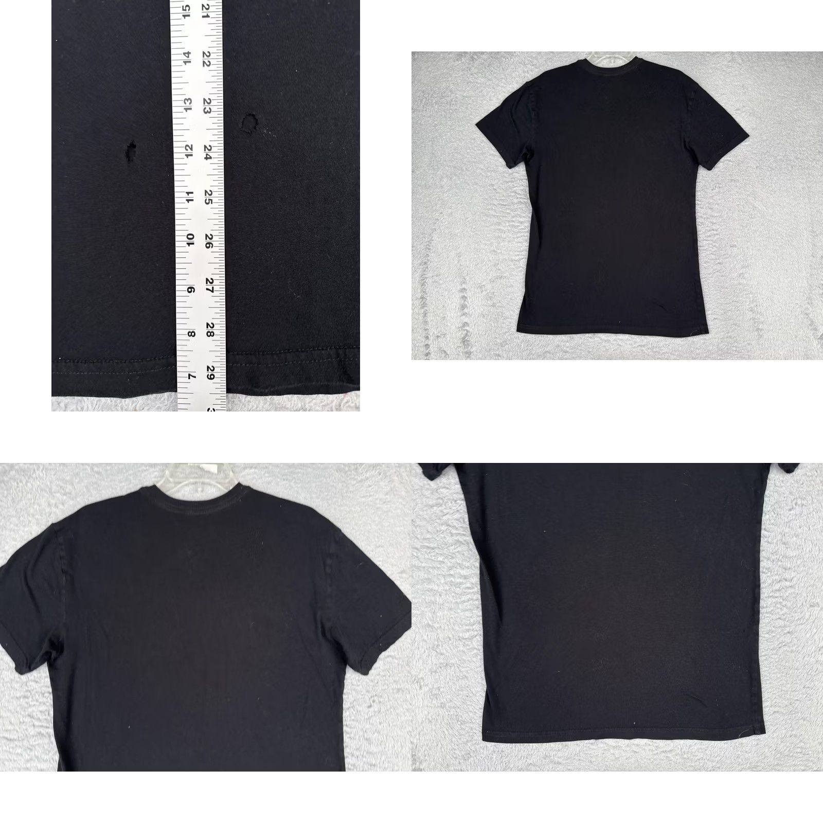 Polo Ralph Lauren Polo Ralph Lauren Shirt Mens Large Black V-Neck Short Sleeve Cotton Tee Tagless Size US L / EU 52-54 / 3 - 9 Thumbnail