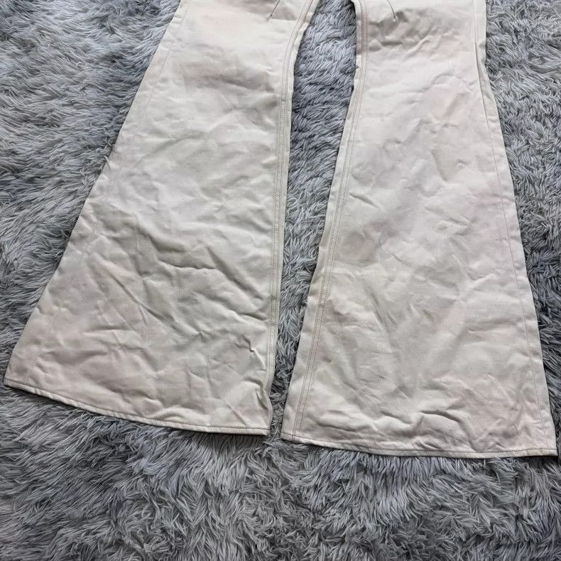 Rick Owens Rick Owens Bolan White Denim Pants-2505 Size US 29 - 3 Thumbnail